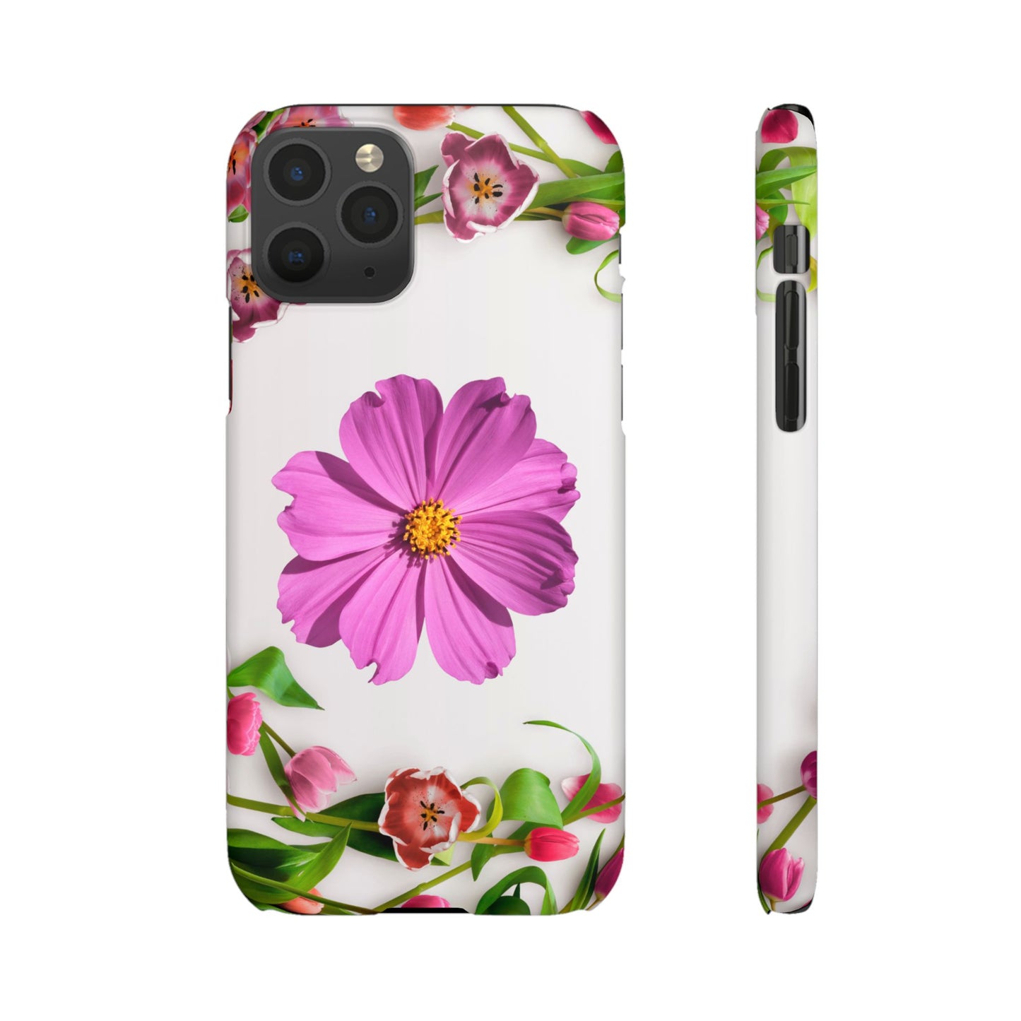 Snap Case- Elegant Flower Design