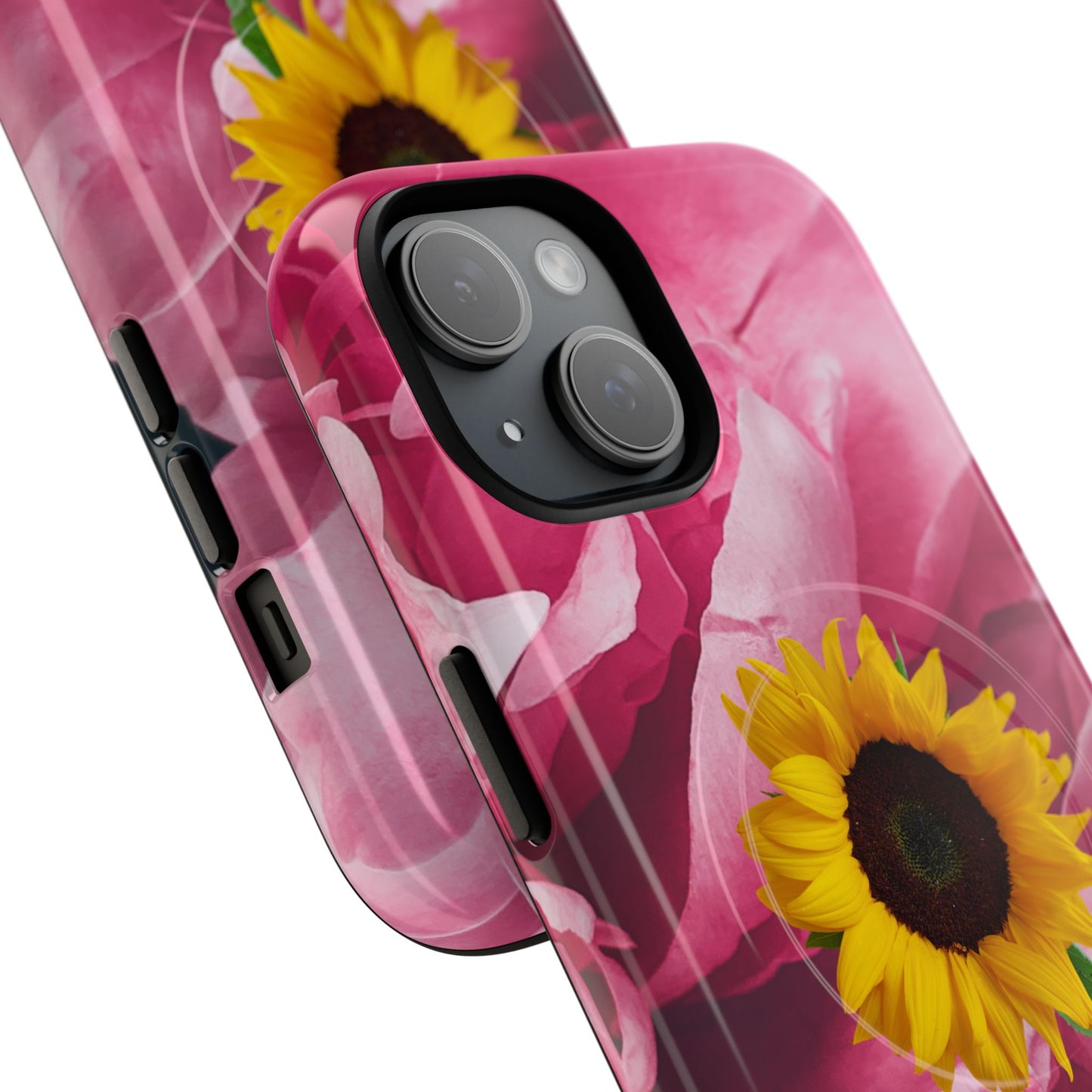 Tough Magnetic Phone Case- Sunflower Design