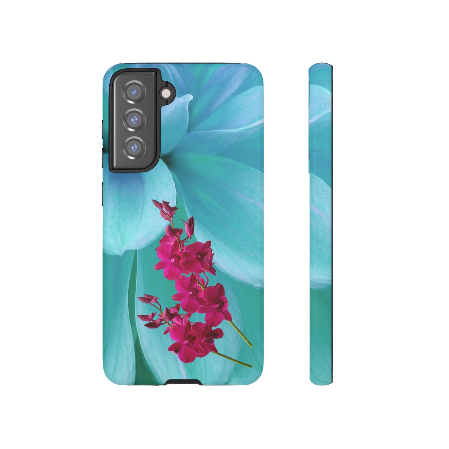 Tough Phone Case - Elegant Orchid Design