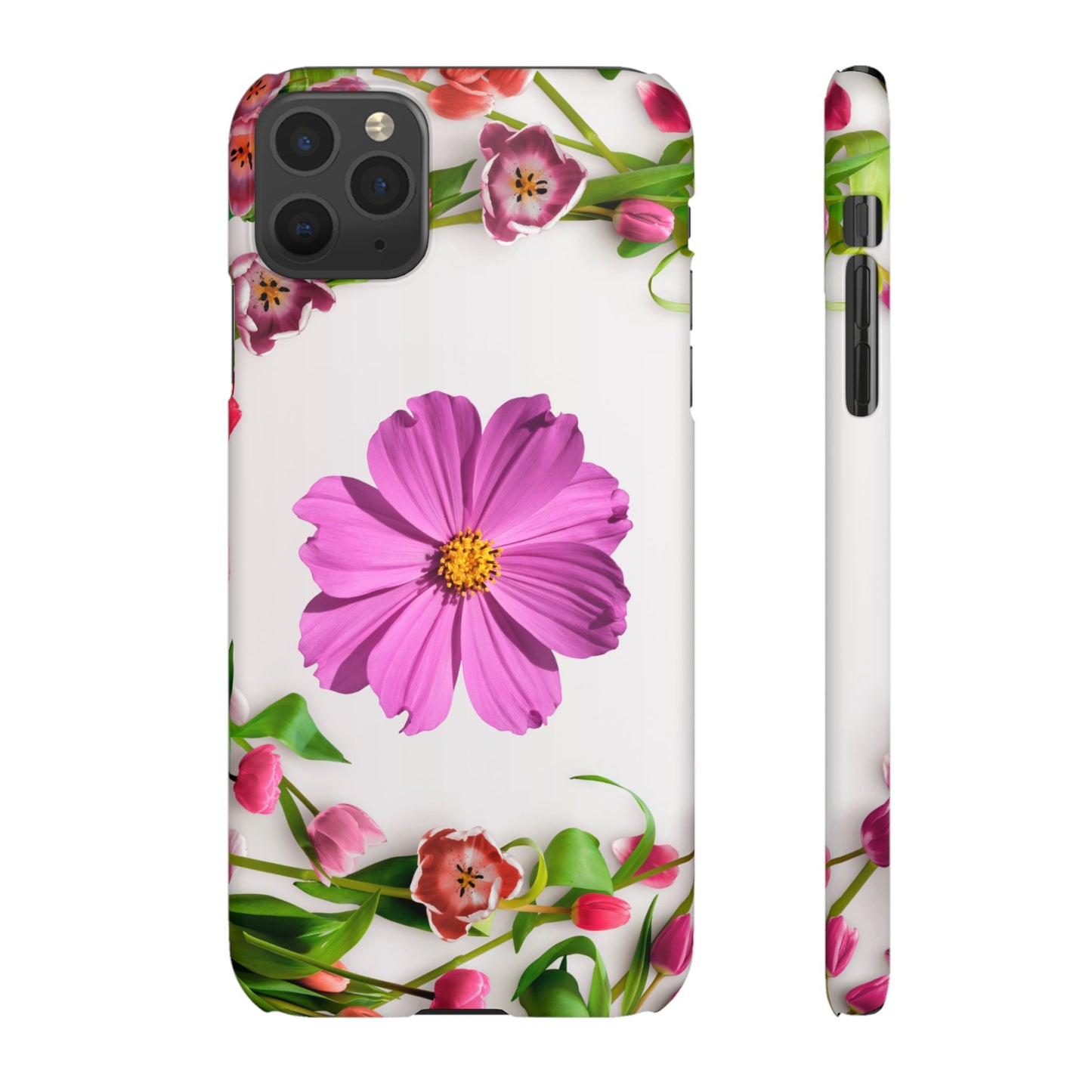 Snap Case- Elegant Flower Design