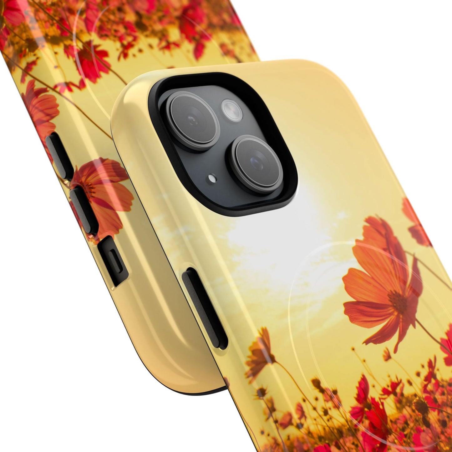 Tough Magnetic Phone Case – Vibrant Floral  and Stylish Protection for Nature Lovers