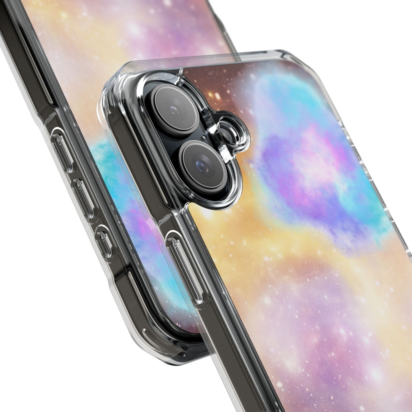 Magnetic Clear Phone Case - Cosmic Colors