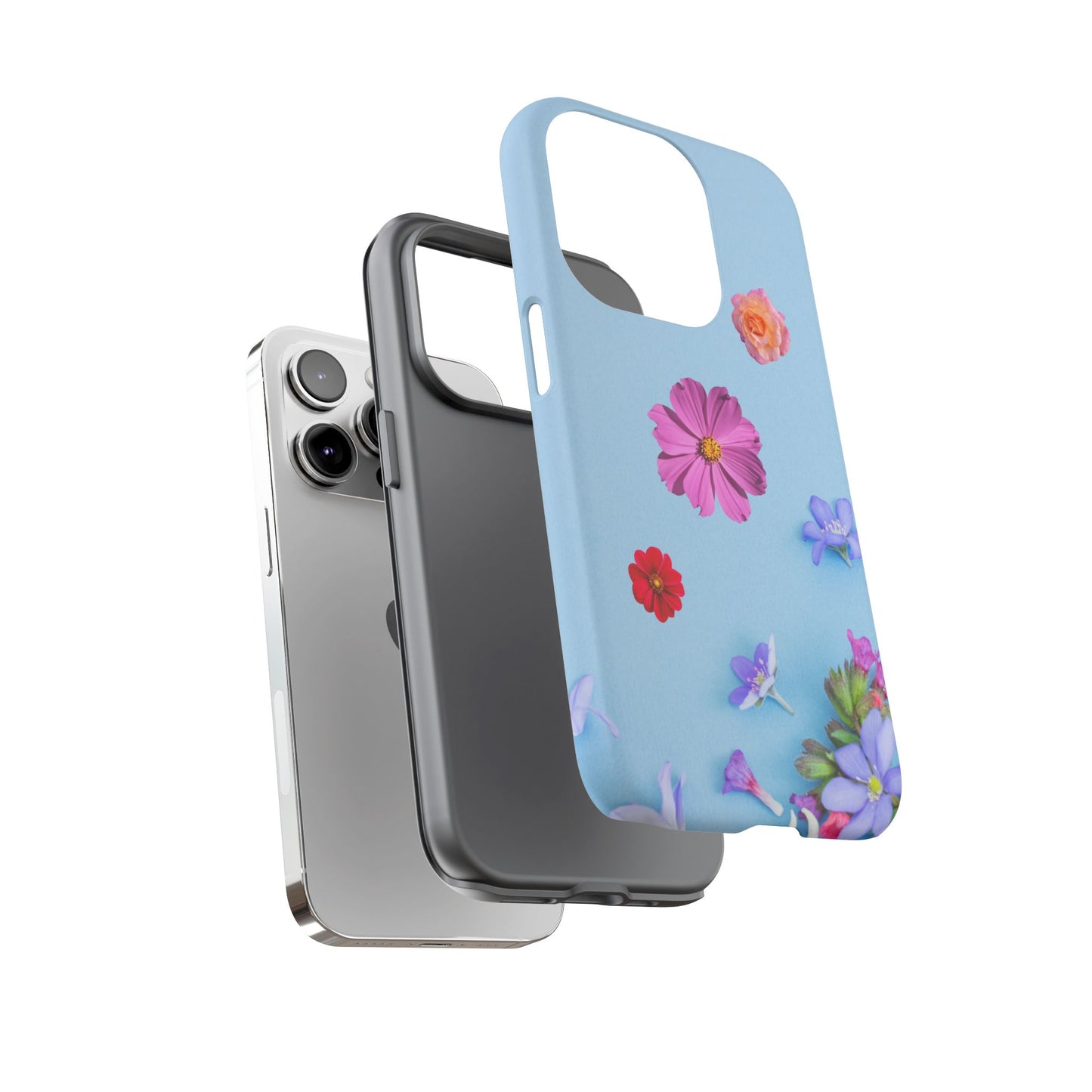 Tough Phone Case - Colorful Flower Design for Spring & Summer