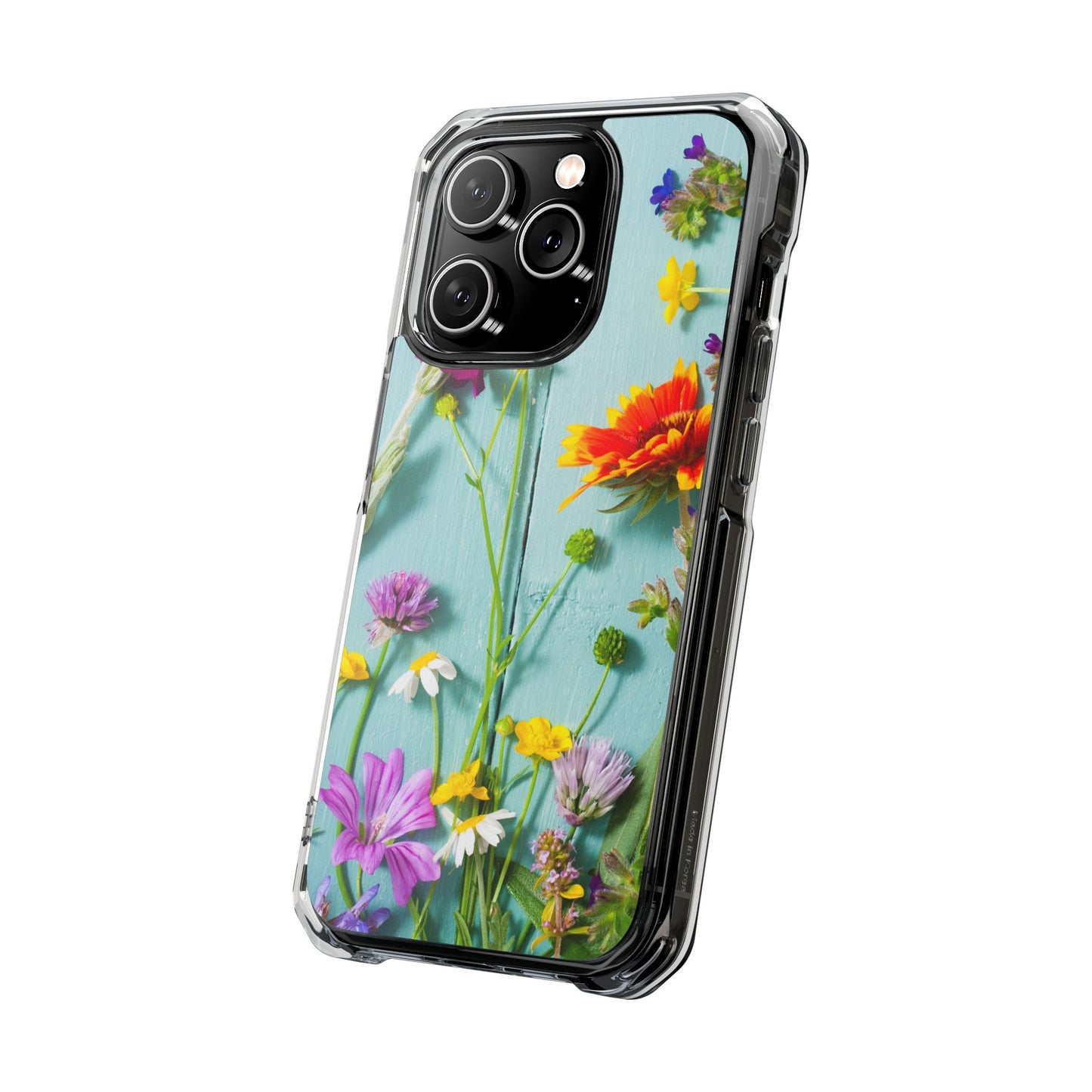 Magnetic Clear Impact Cases- Blossom Field