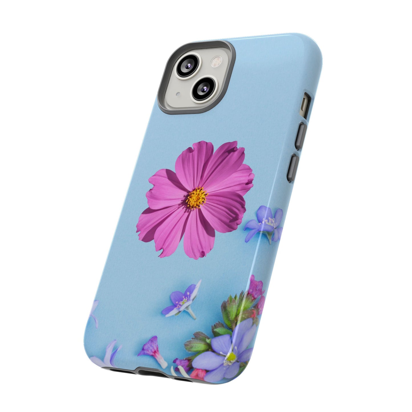 Tough Phone Case - Durable Protection with Vibrant Flower Design