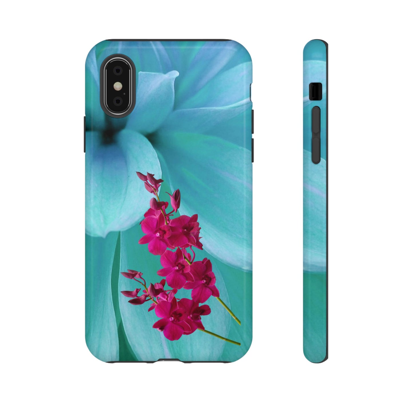 Tough Phone Case - Elegant Orchid Design