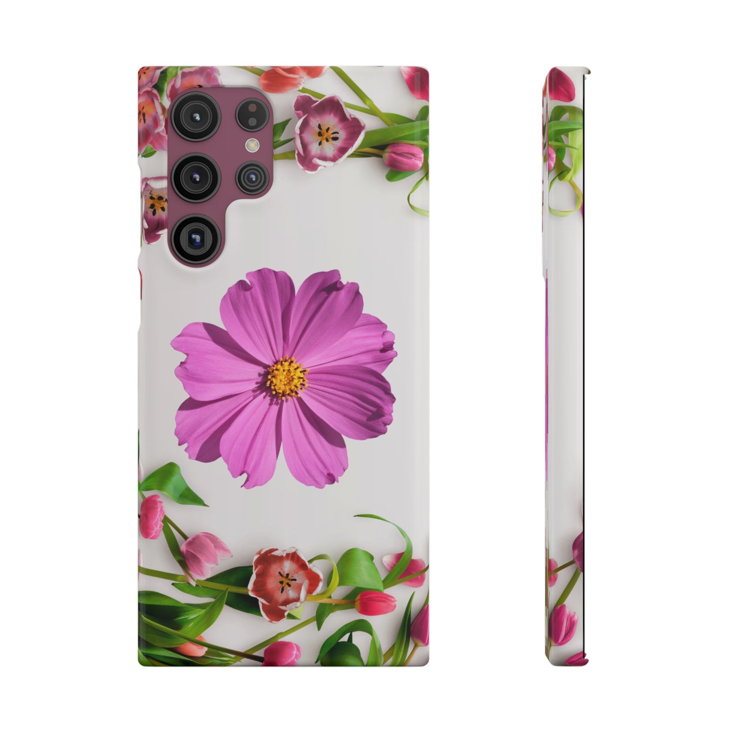 Snap Case- Elegant Flower Design