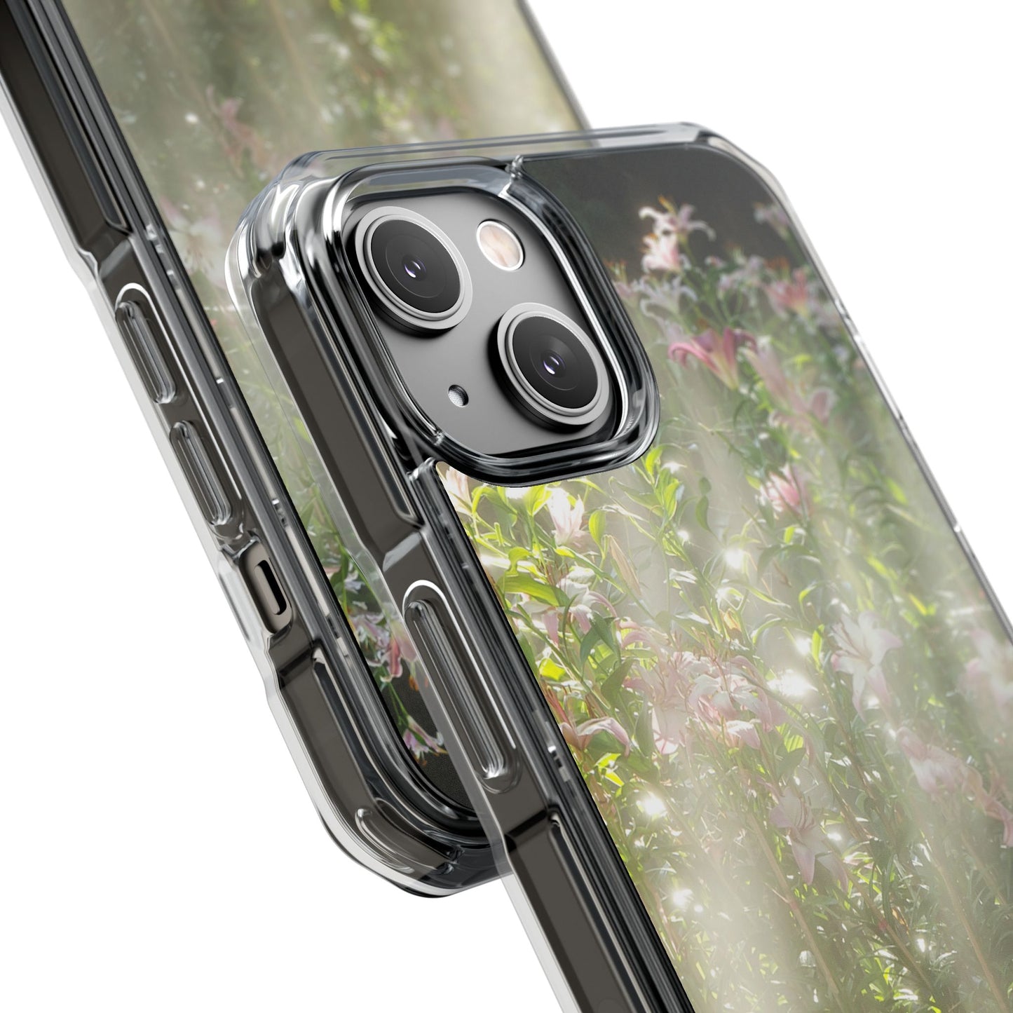 Magnetic Clear Impact Case - Flower Garden Ideal for Nature Lovers