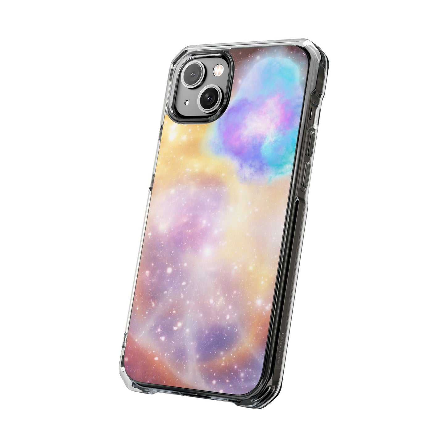 Magnetic Clear Phone Case - Cosmic Colors