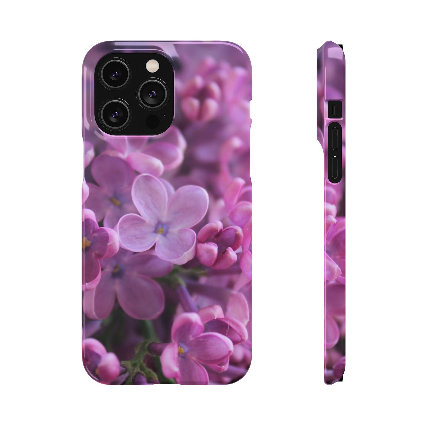 Snap Cases – Vibrant Purple Blossom Design for a Personalized Touch