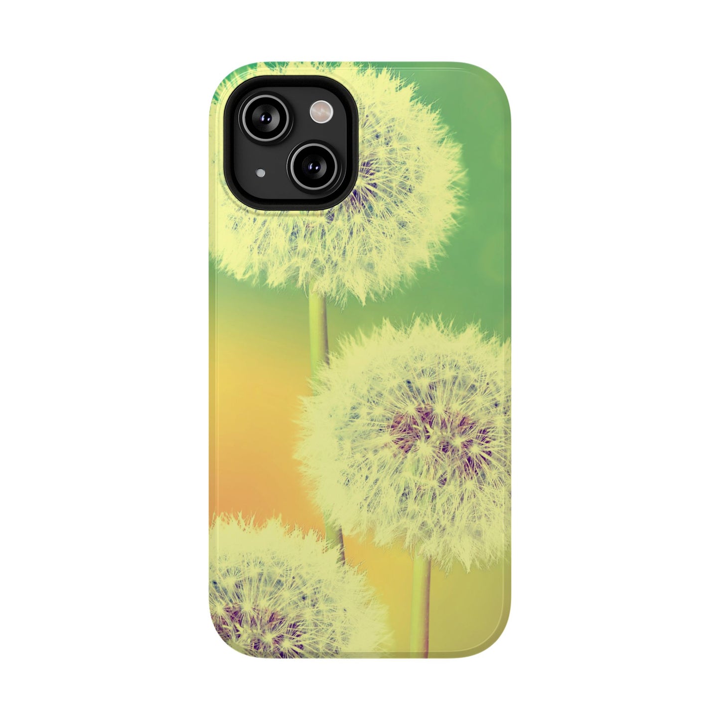 Impact-Resistant Phone Case - Whimsical Dandelion