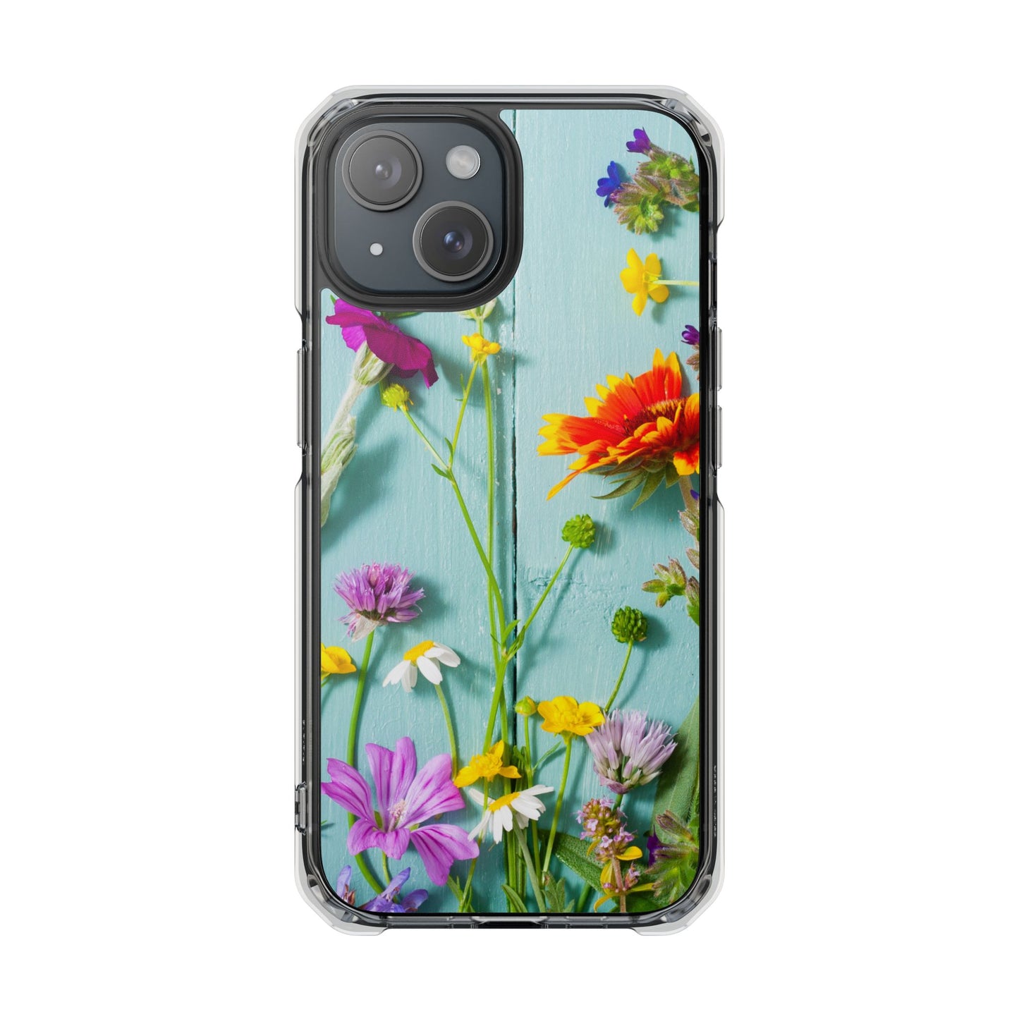 Magnetic Clear Impact Cases- Blossom Field