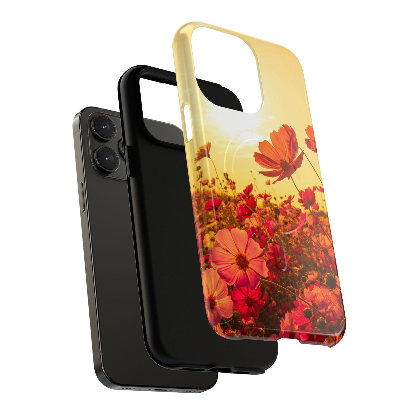 Tough Magnetic Phone Case – Vibrant Floral  and Stylish Protection for Nature Lovers