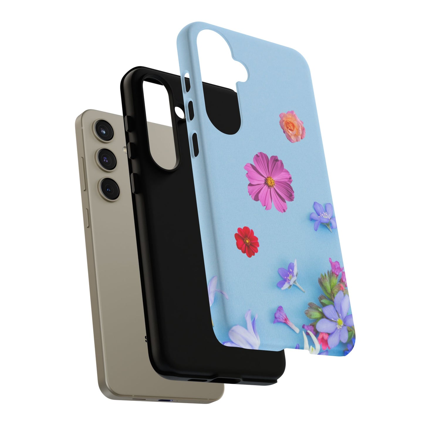 Tough Phone Case - Colorful Flower Design for Spring & Summer