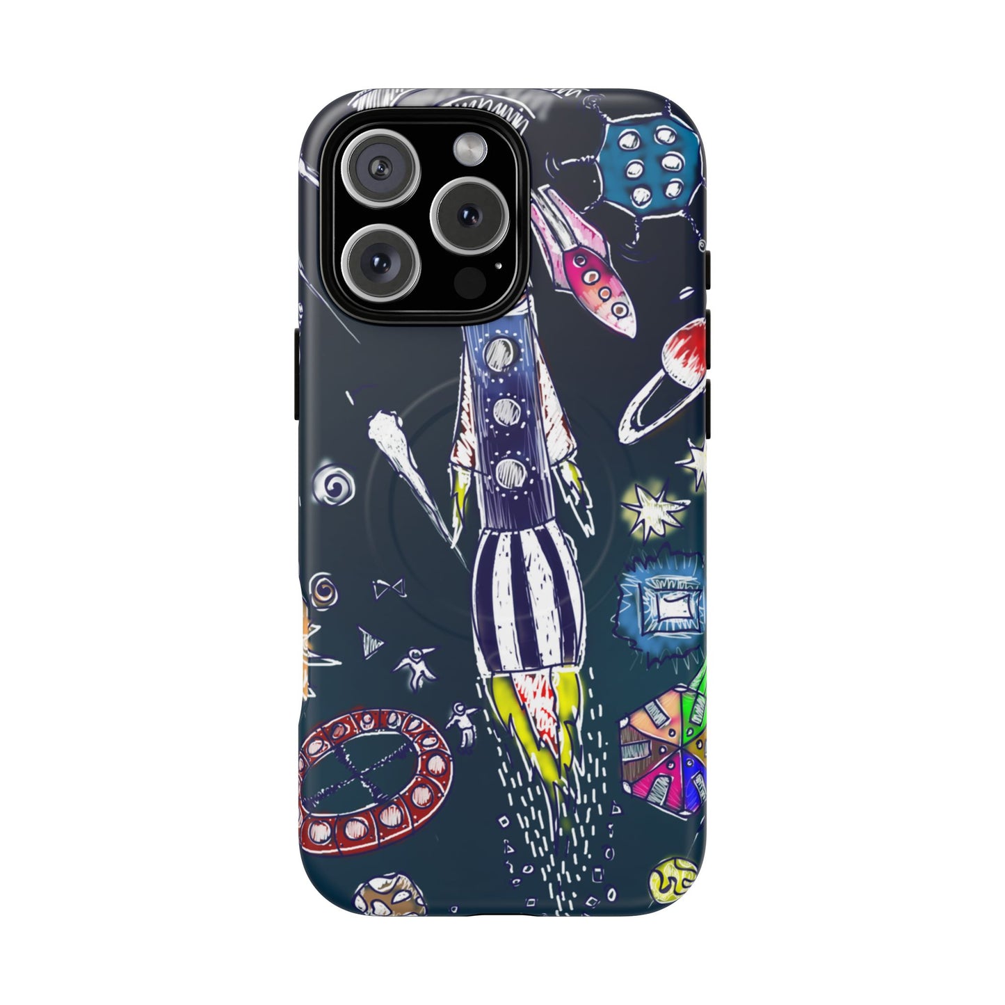 Tough Magnetic Case- Rocket Adventure