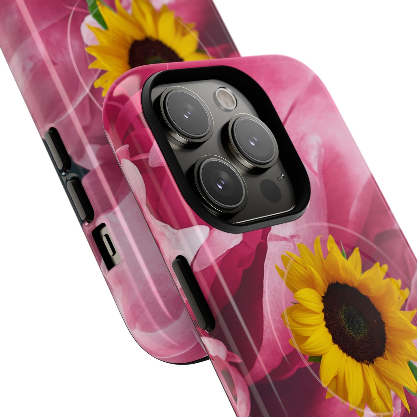 Tough Magnetic Phone Case- Sunflower Design