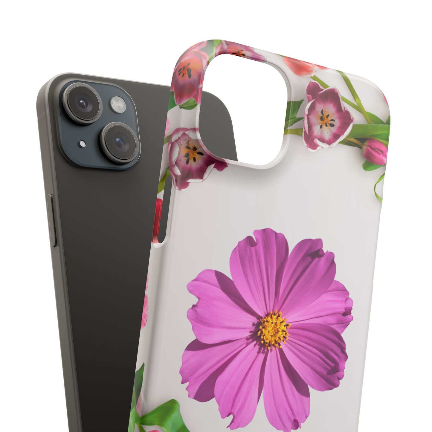 Snap Case- Elegant Flower Design