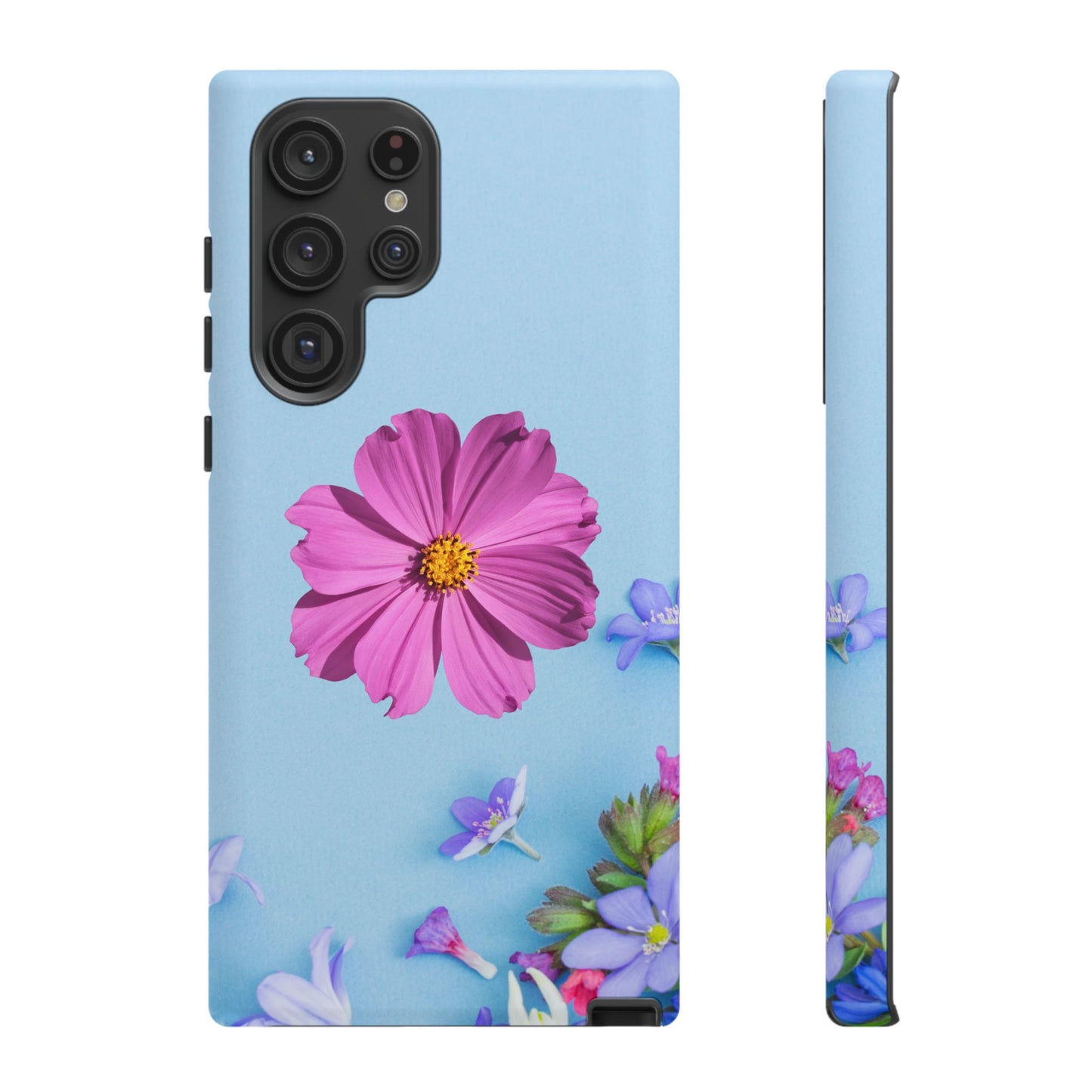 Tough Phone Case - Durable Protection with Vibrant Flower Design