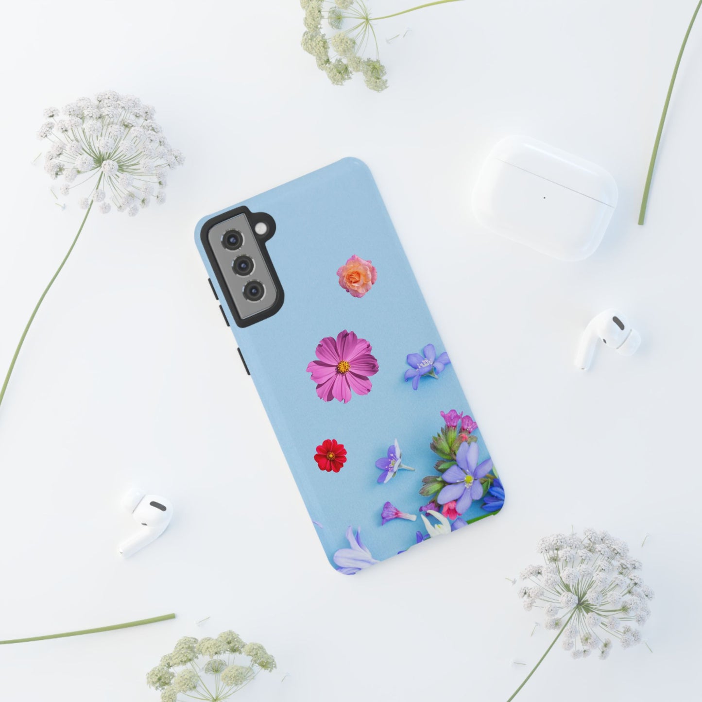 Tough Phone Case - Colorful Flower Design for Spring & Summer