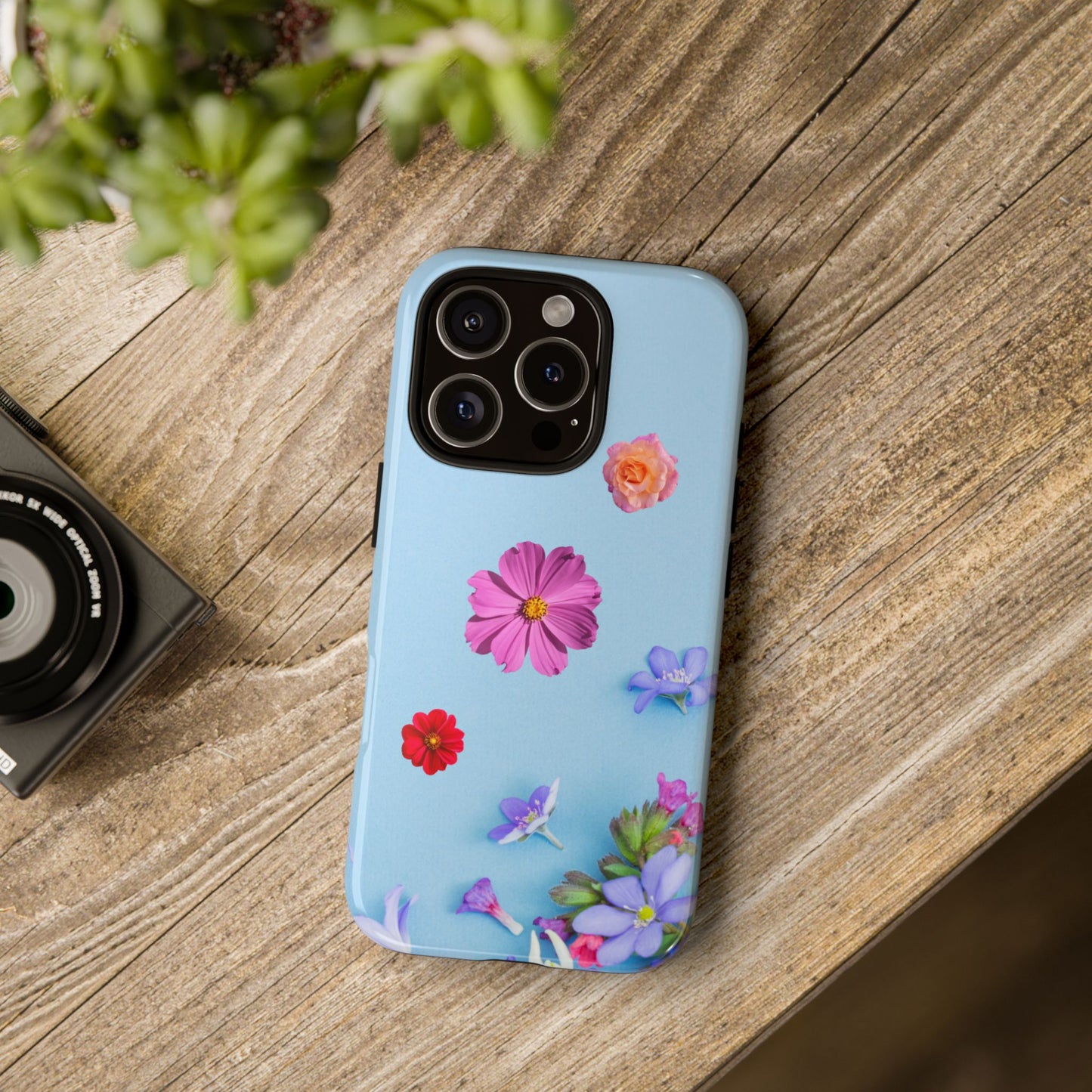 Tough Phone Case - Colorful Flower Design for Spring & Summer