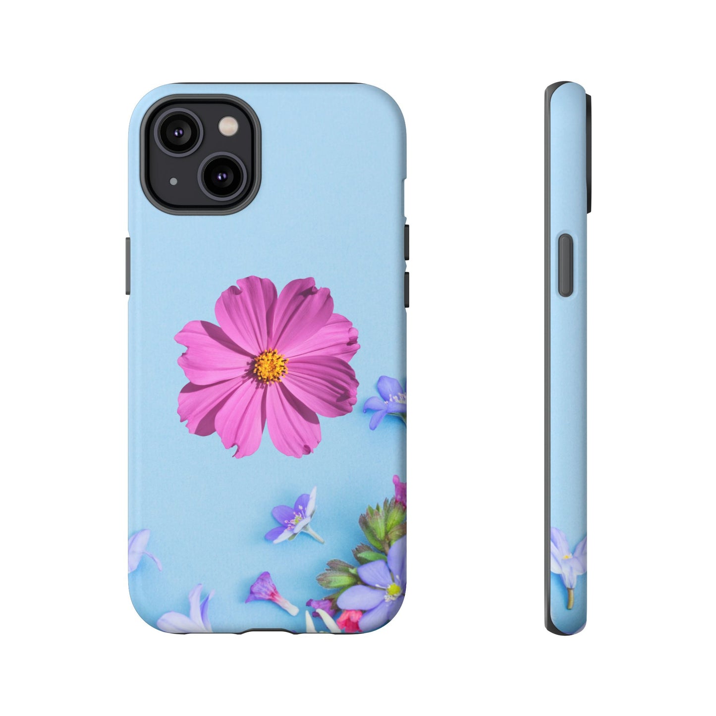 Tough Phone Case - Durable Protection with Vibrant Flower Design