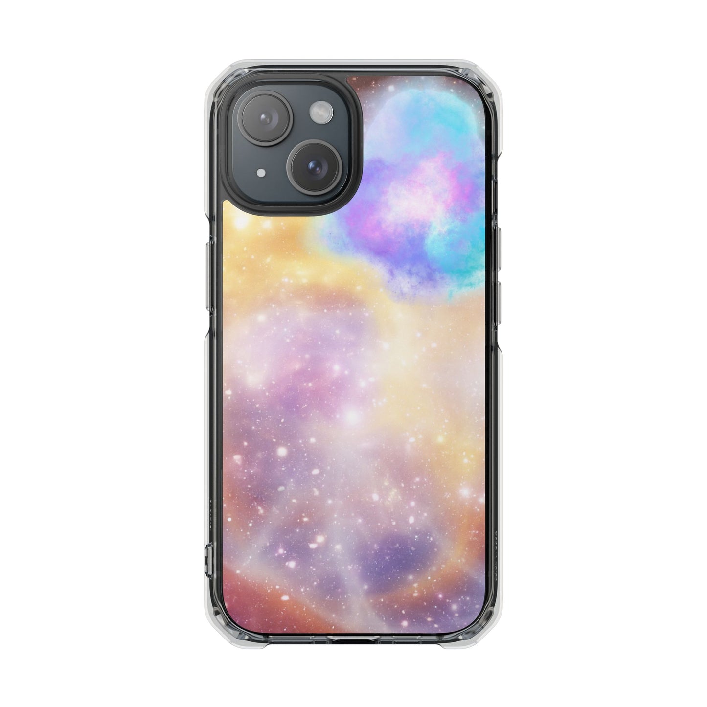 Magnetic Clear Phone Case - Cosmic Colors