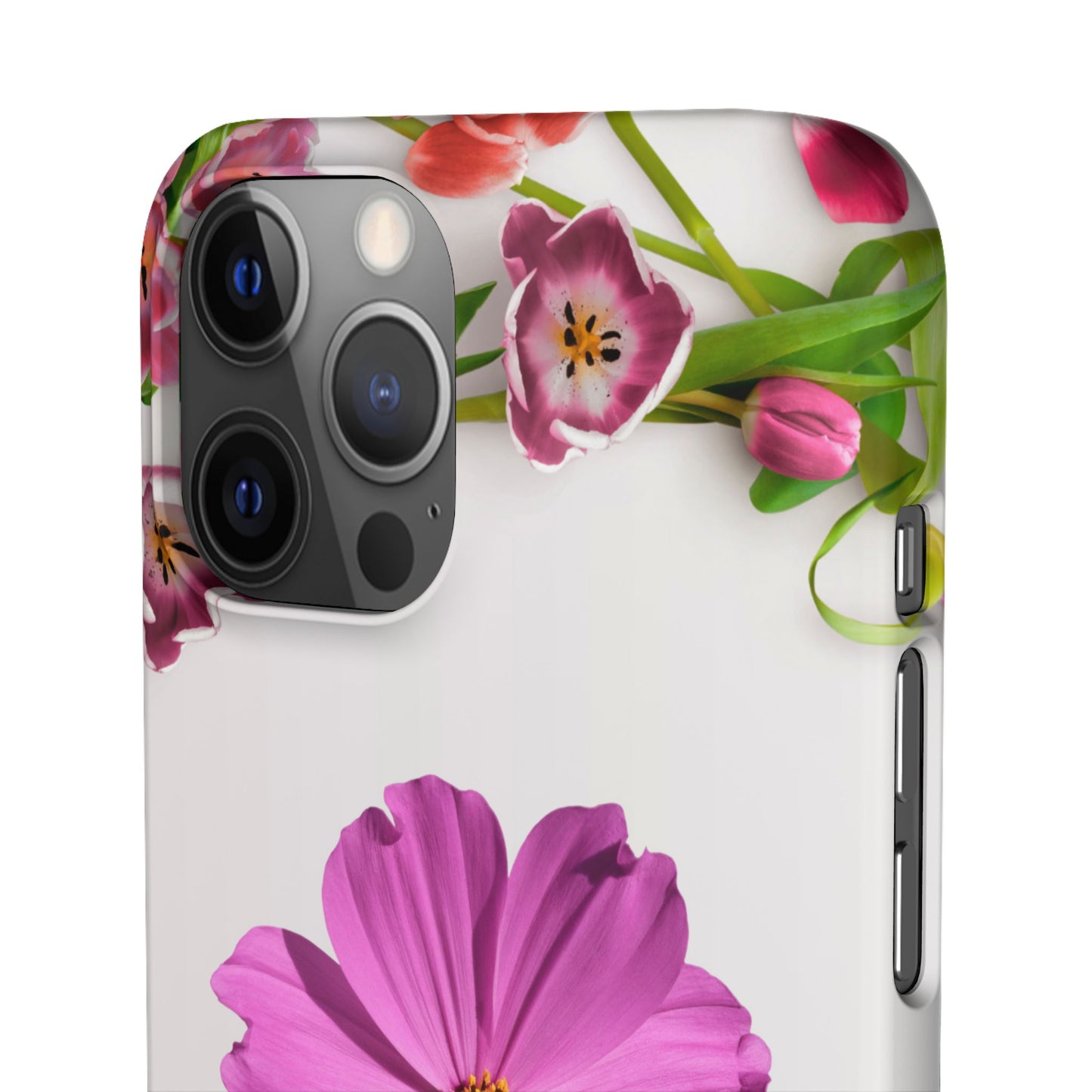 Snap Case- Elegant Flower Design