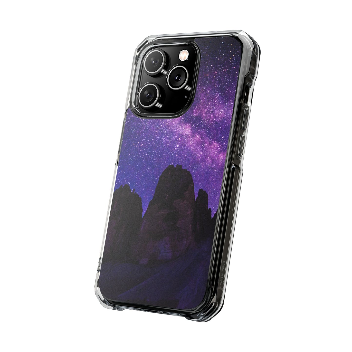 Magnetic Clear Impact Case- Stunning Starry Design