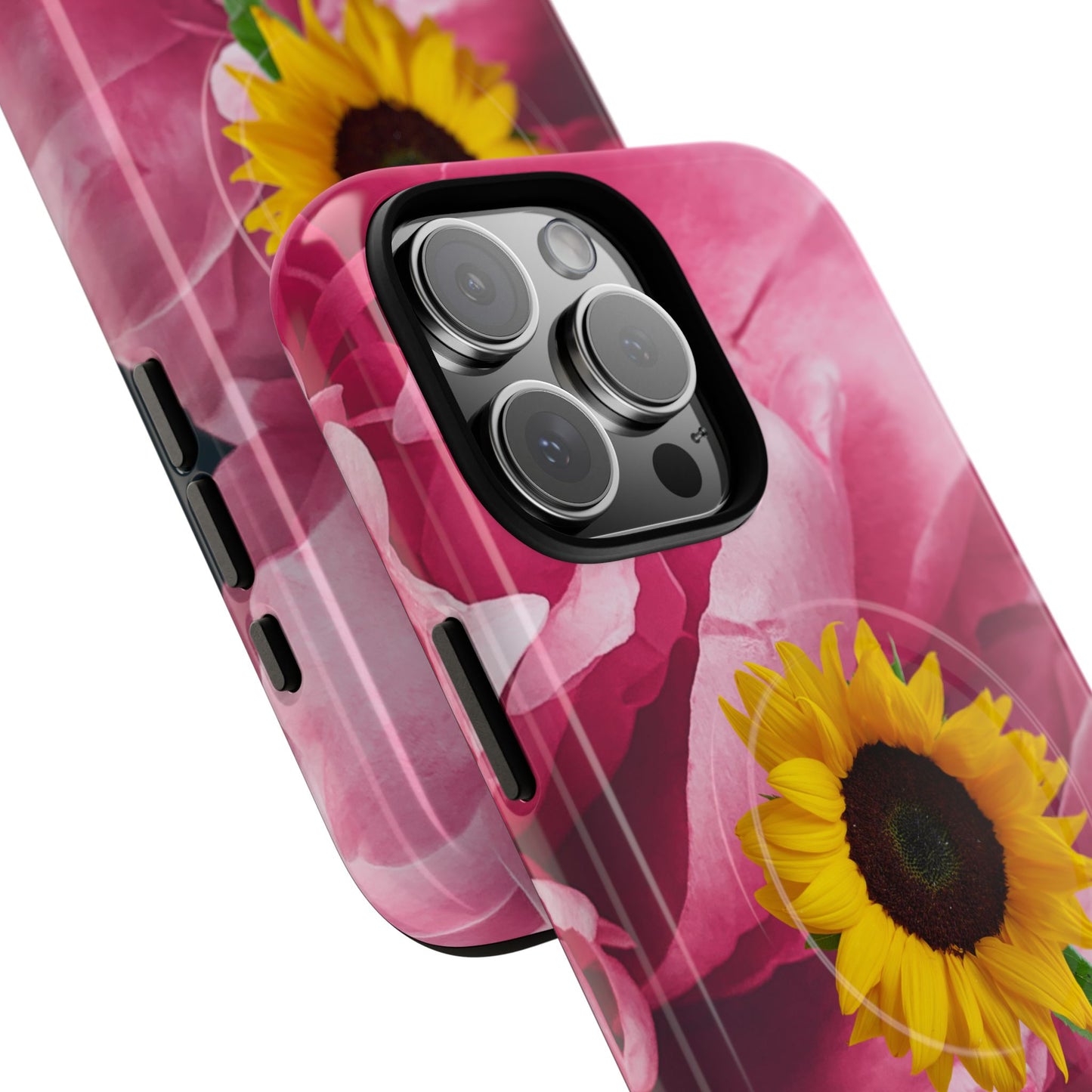 Tough Magnetic Phone Case- Sunflower Design