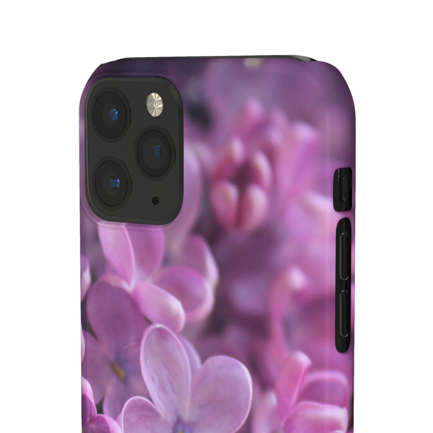 Snap Cases – Vibrant Purple Blossom Design for a Personalized Touch