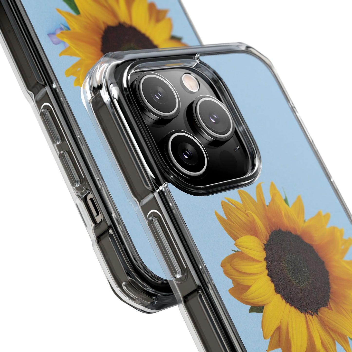 Magnet Clear Impact Case - Floristic Sunflower Design