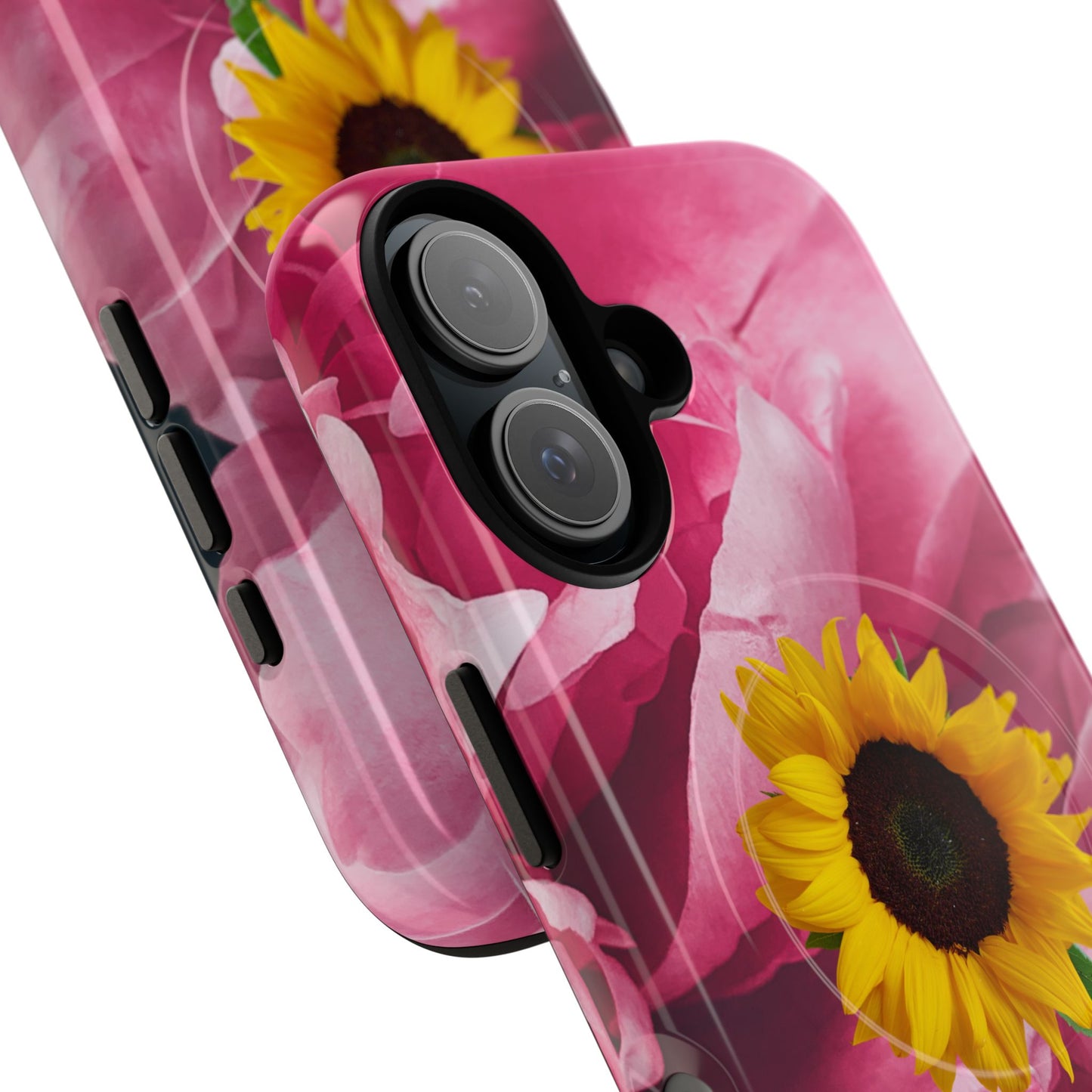 Tough Magnetic Phone Case- Sunflower Design