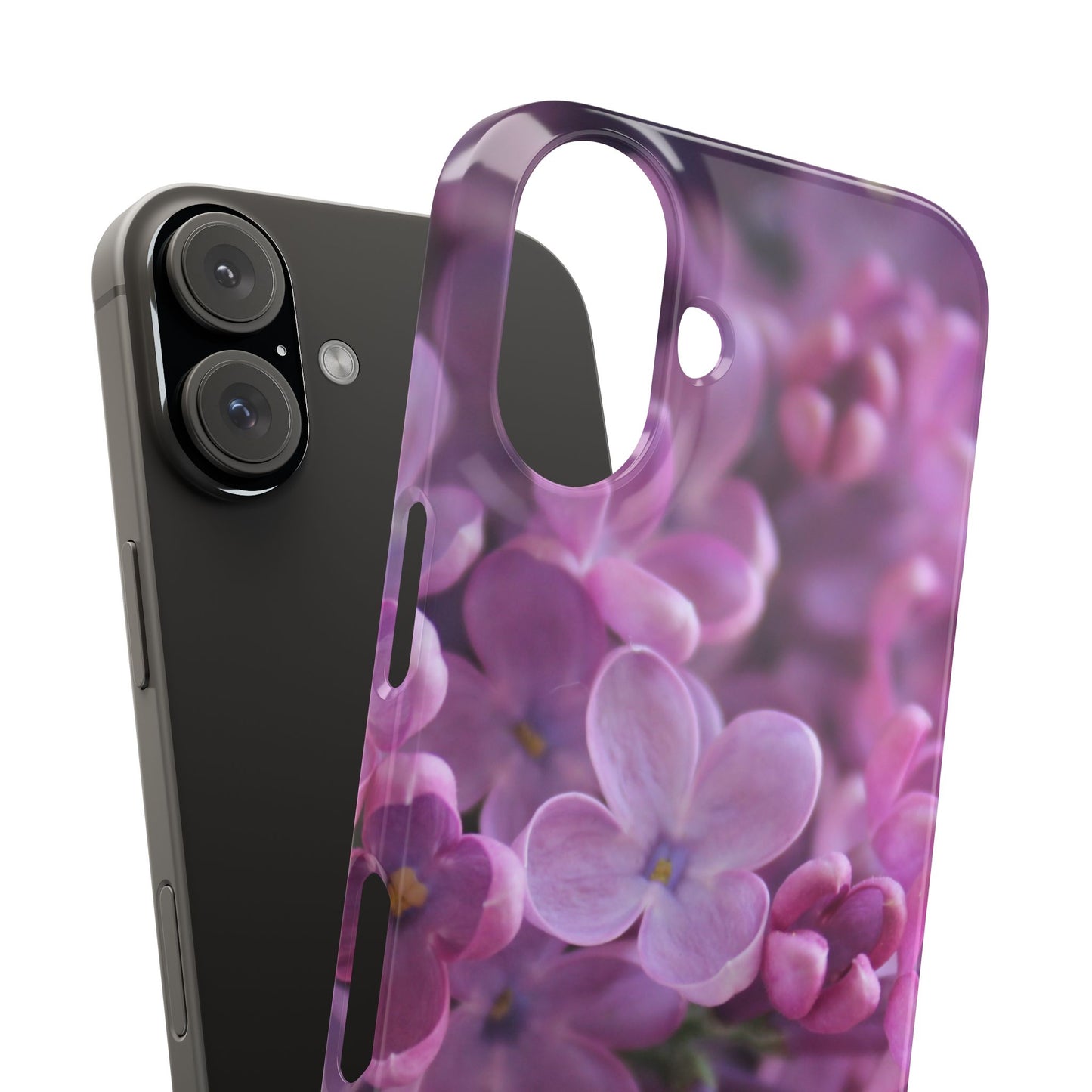 Snap Cases – Vibrant Purple Blossom Design for a Personalized Touch