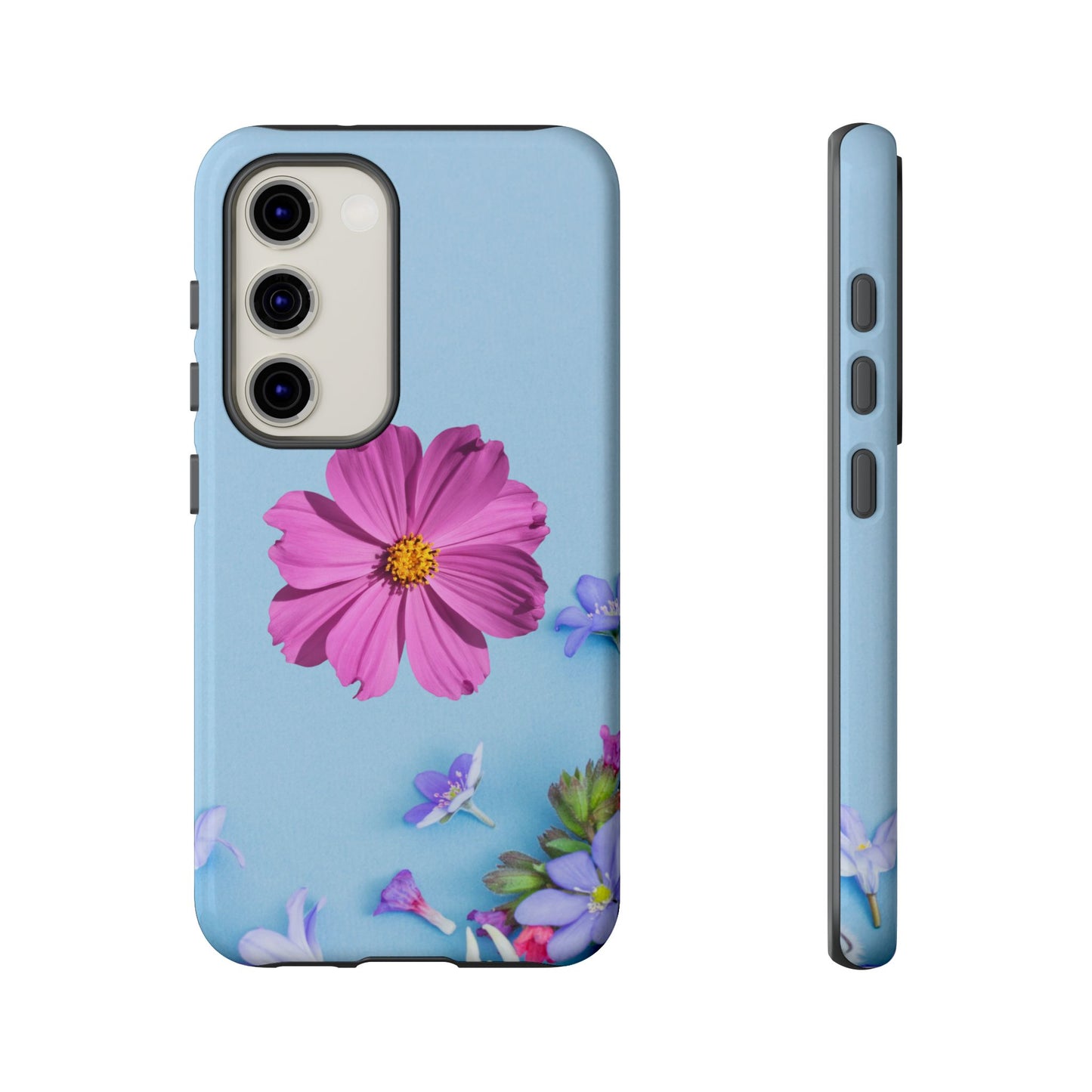 Tough Phone Case - Durable Protection with Vibrant Flower Design