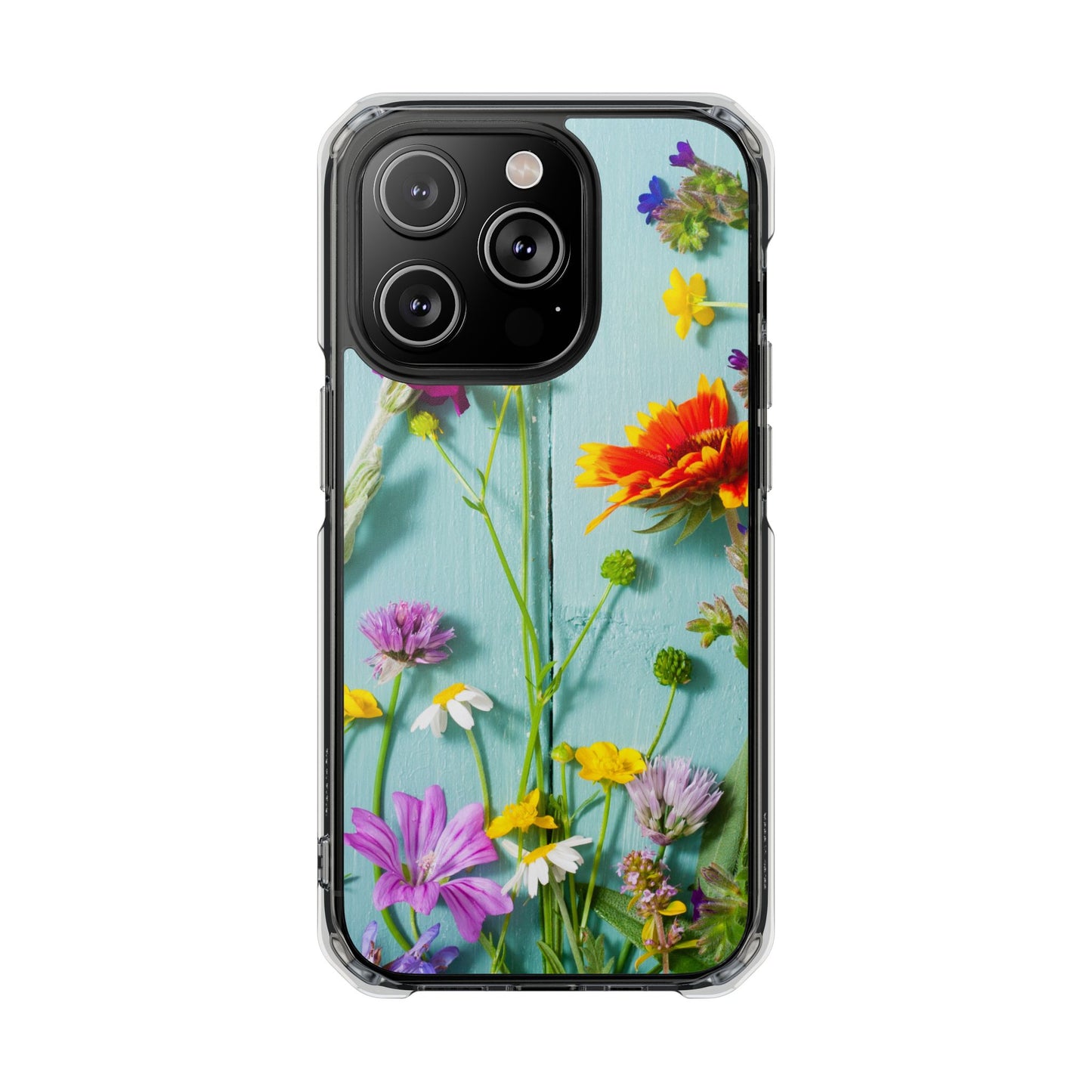 Magnetic Clear Impact Cases- Blossom Field