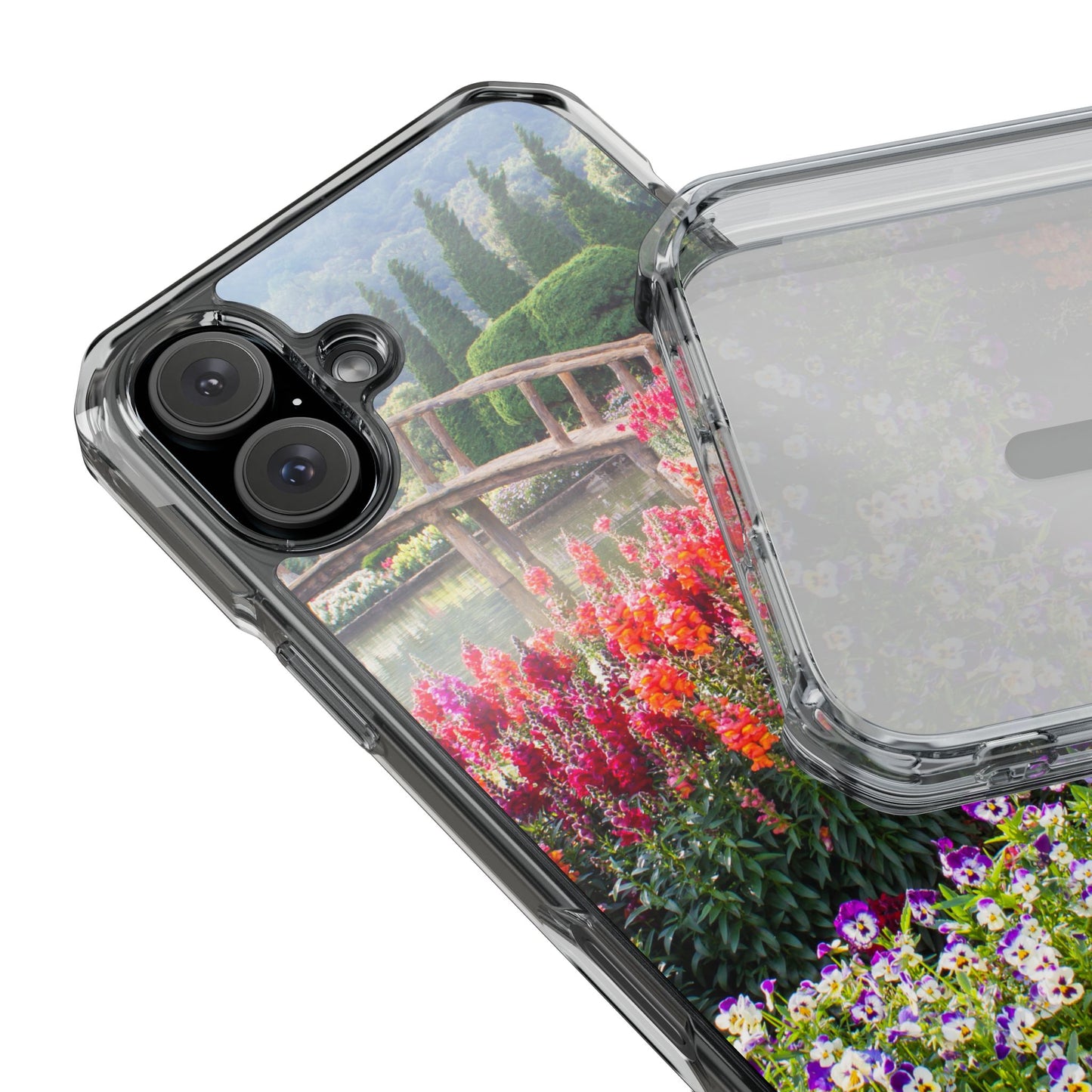 Magnetic Clear Impact Case - Nature-Inspired Phone Protection