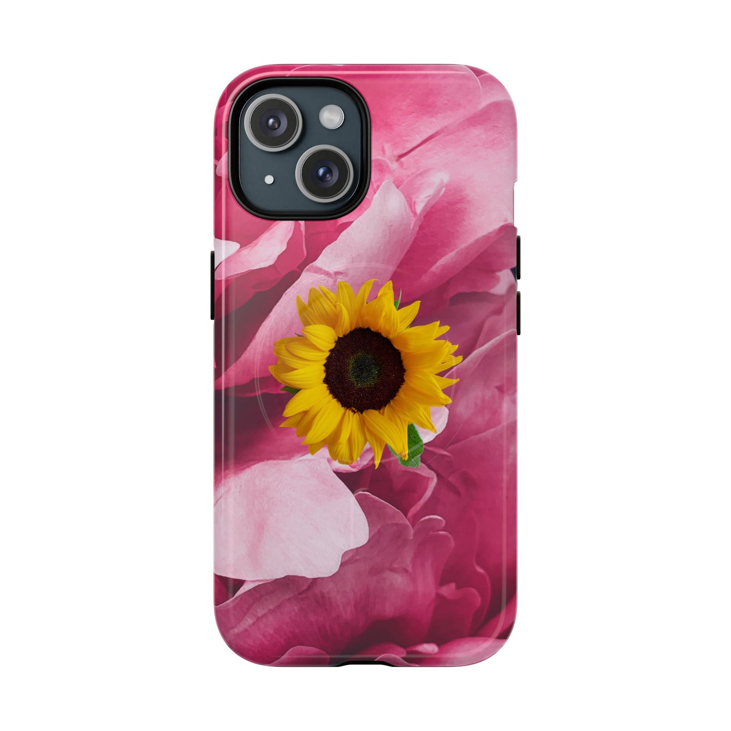 Tough Magnetic Phone Case- Sunflower Design