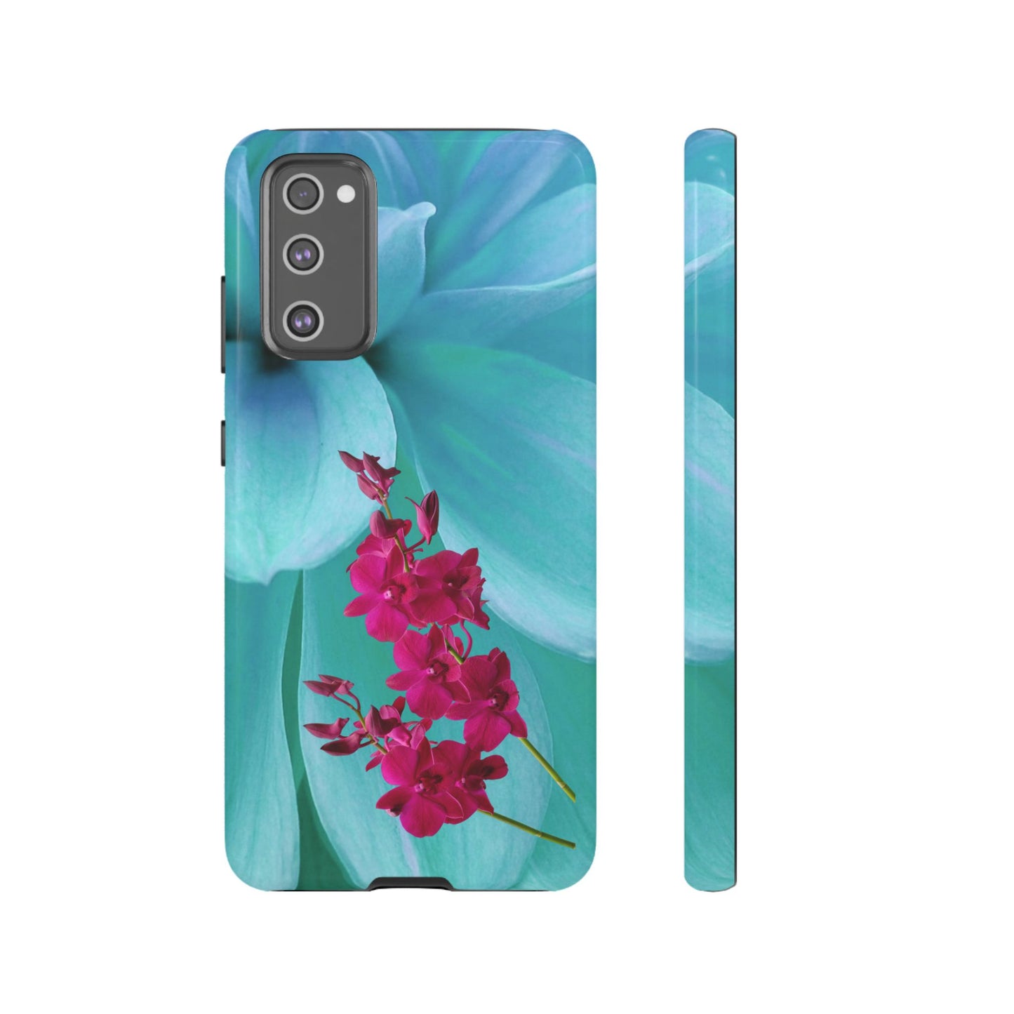 Tough Phone Case - Elegant Orchid Design