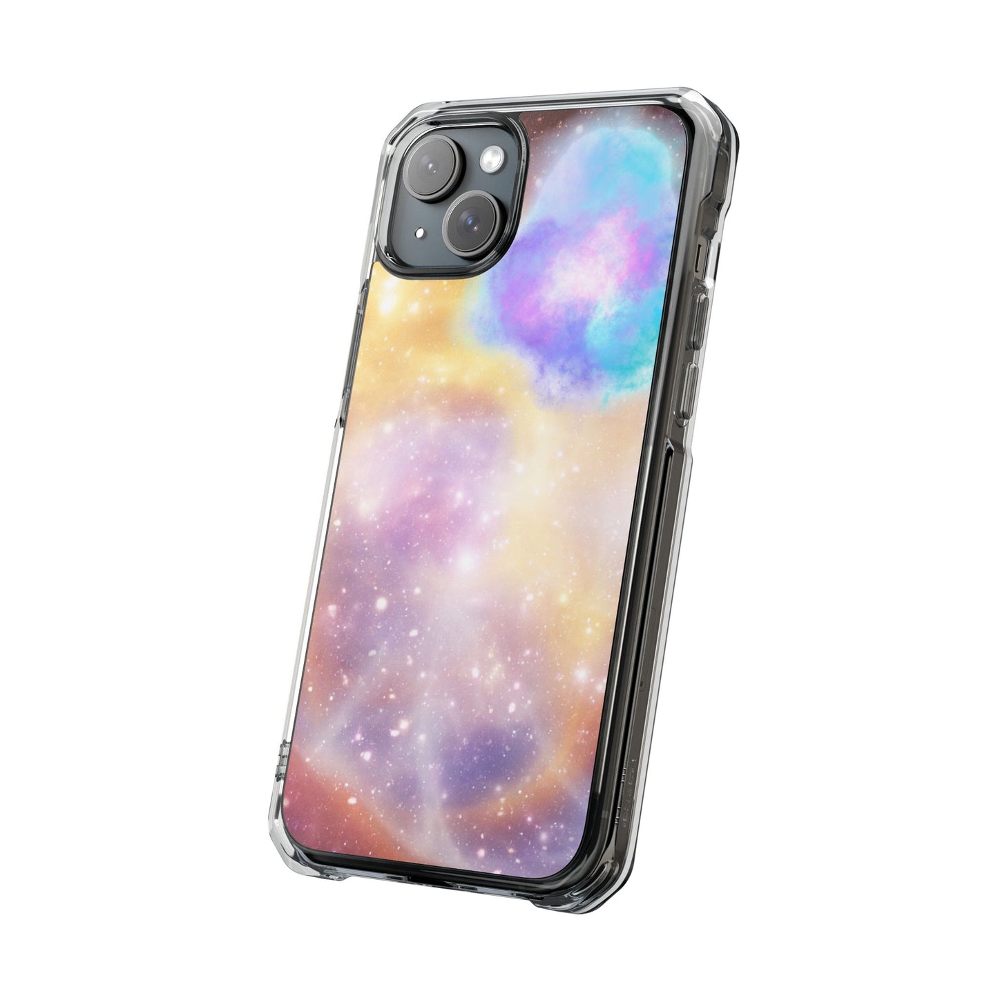 Magnetic Clear Phone Case - Cosmic Colors