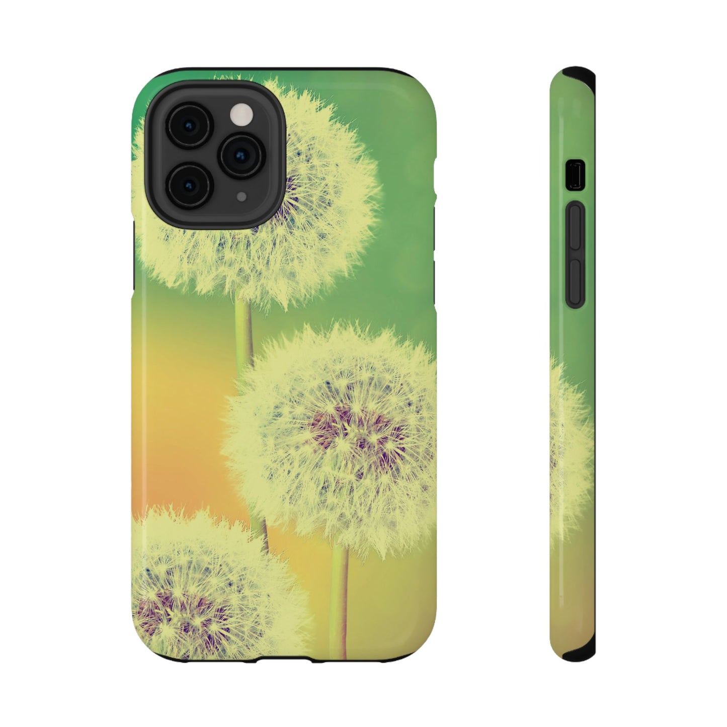 Impact-Resistant Phone Case - Whimsical Dandelion