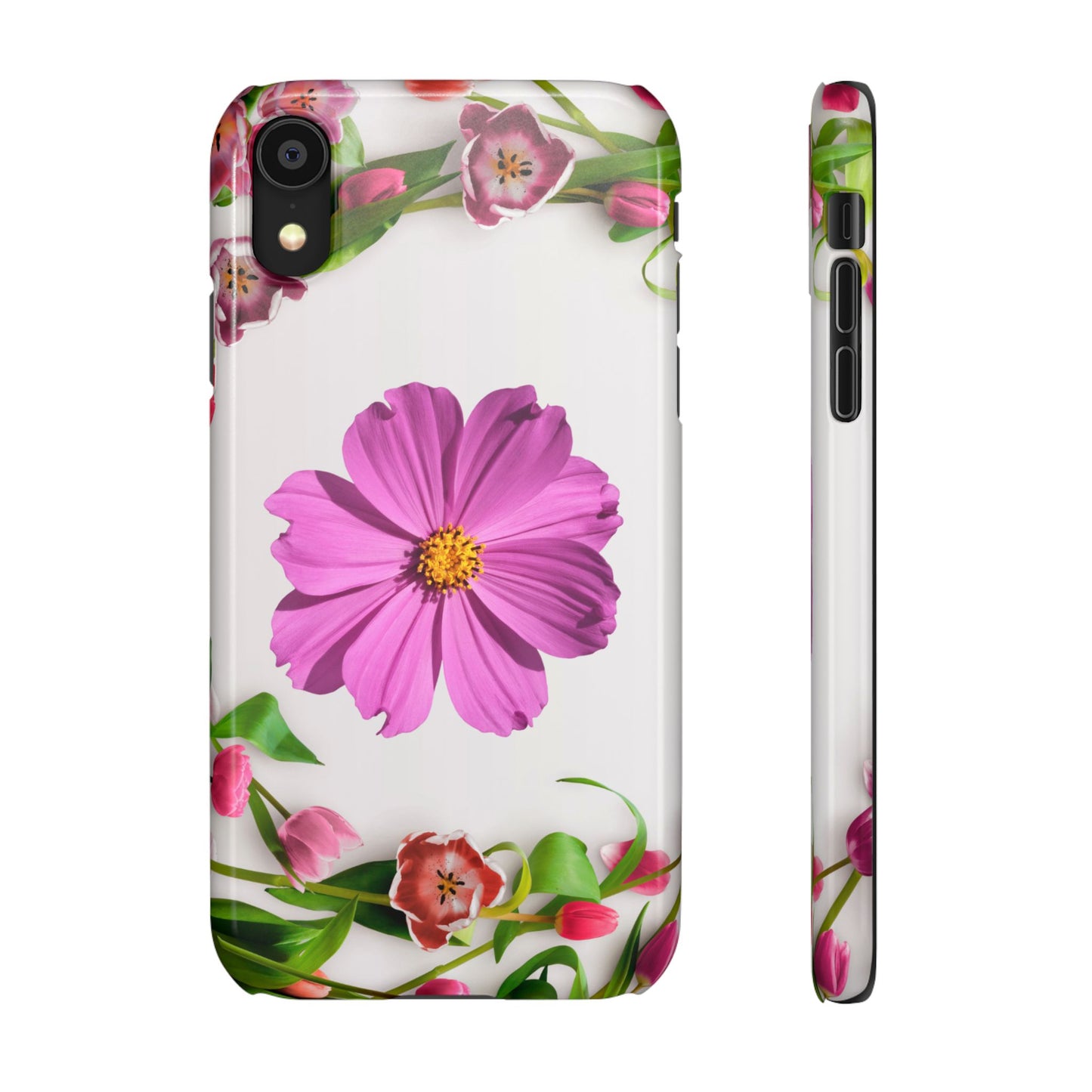 Snap Case- Elegant Flower Design