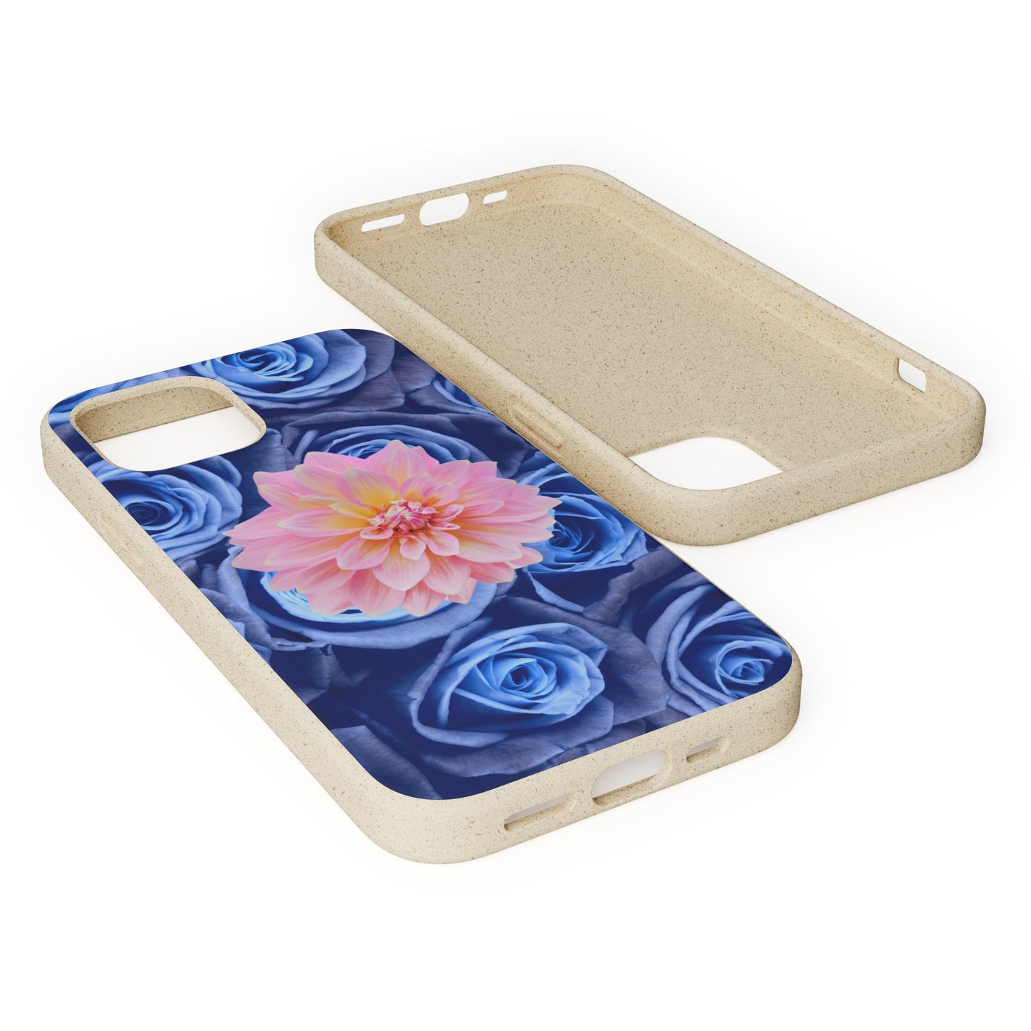 Biodegradable Cases- Blue Roses Design