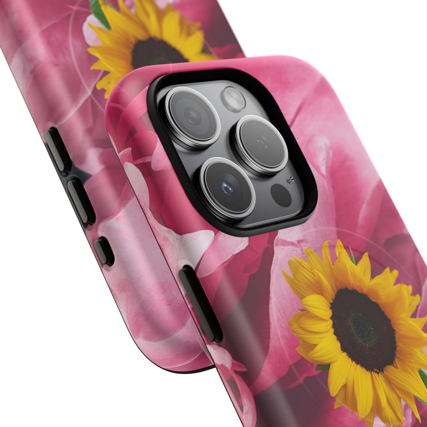 Tough Magnetic Phone Case- Sunflower Design