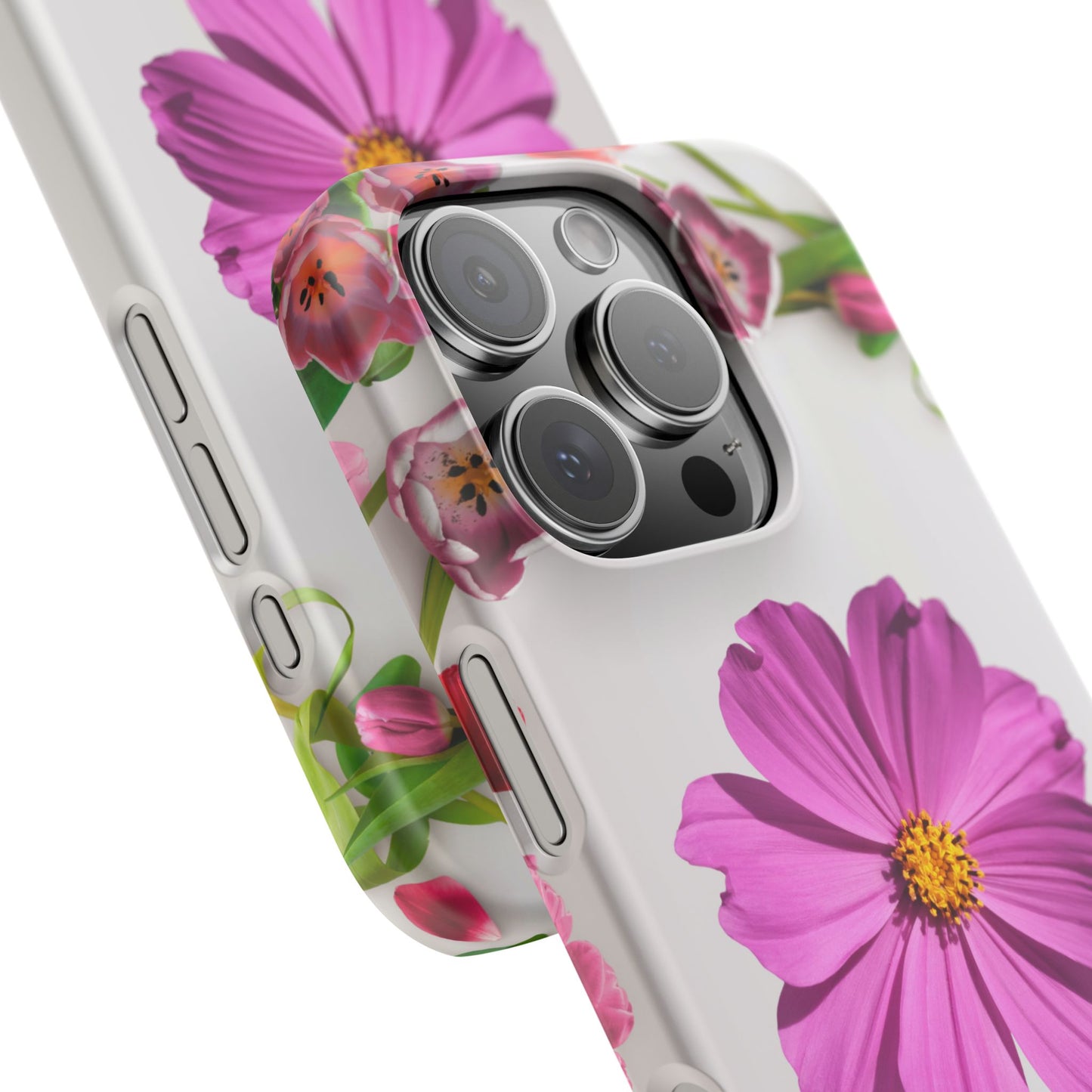 Snap Case- Elegant Flower Design