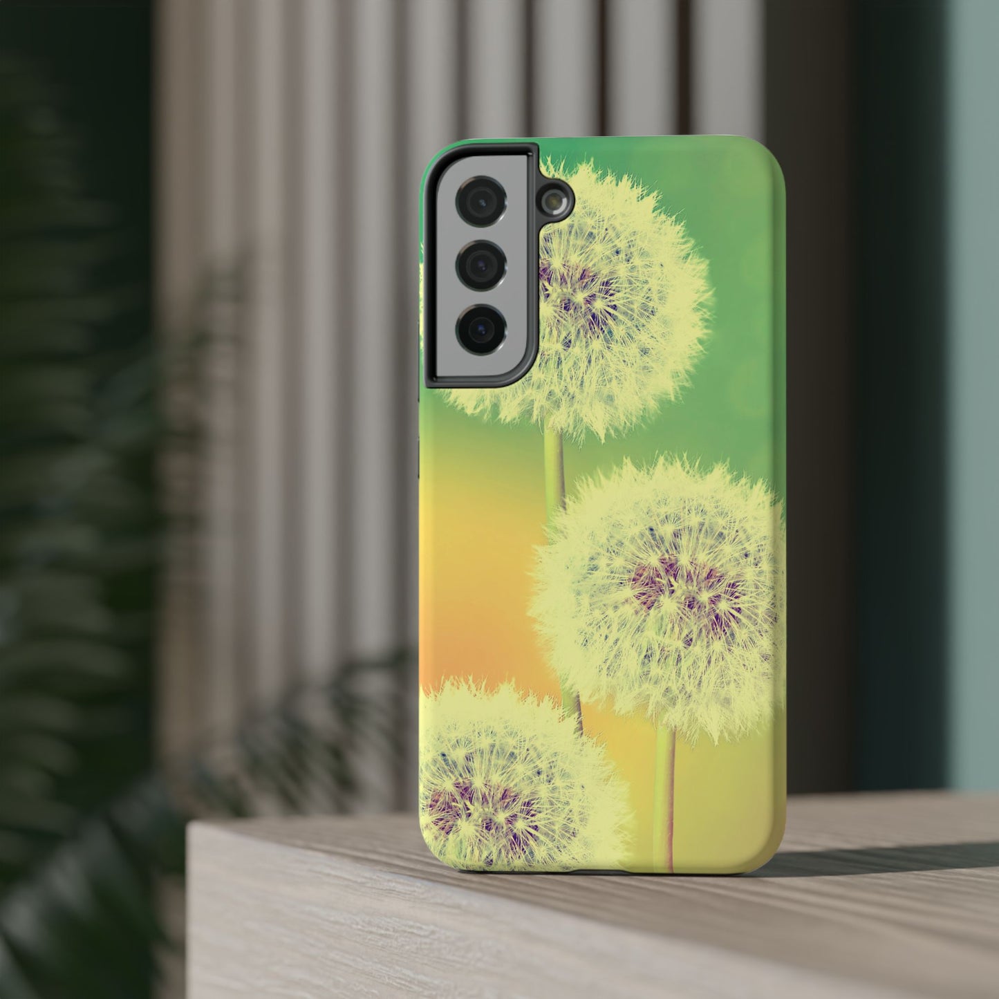 Impact-Resistant Phone Case - Whimsical Dandelion