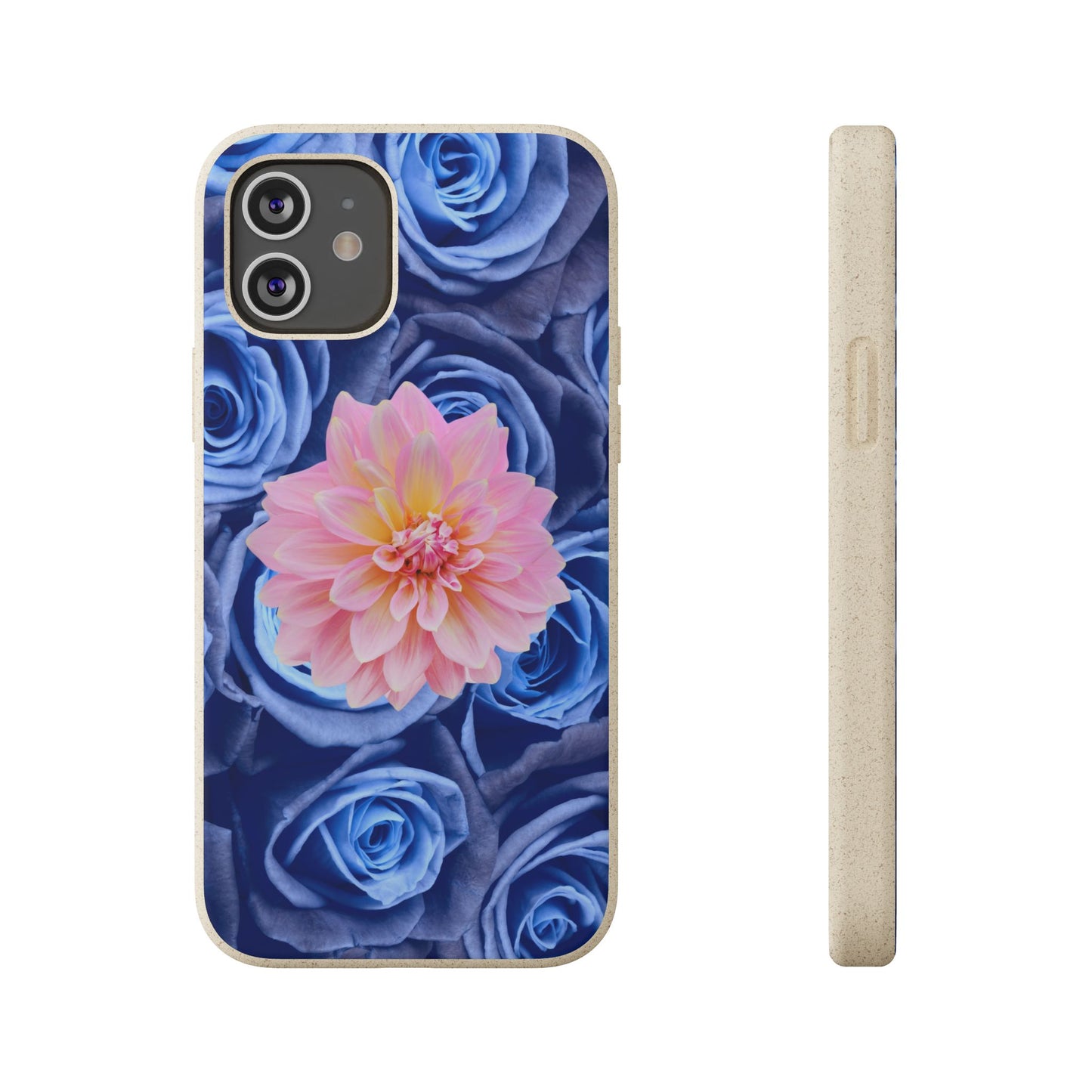 Biodegradable Cases- Blue Roses Design