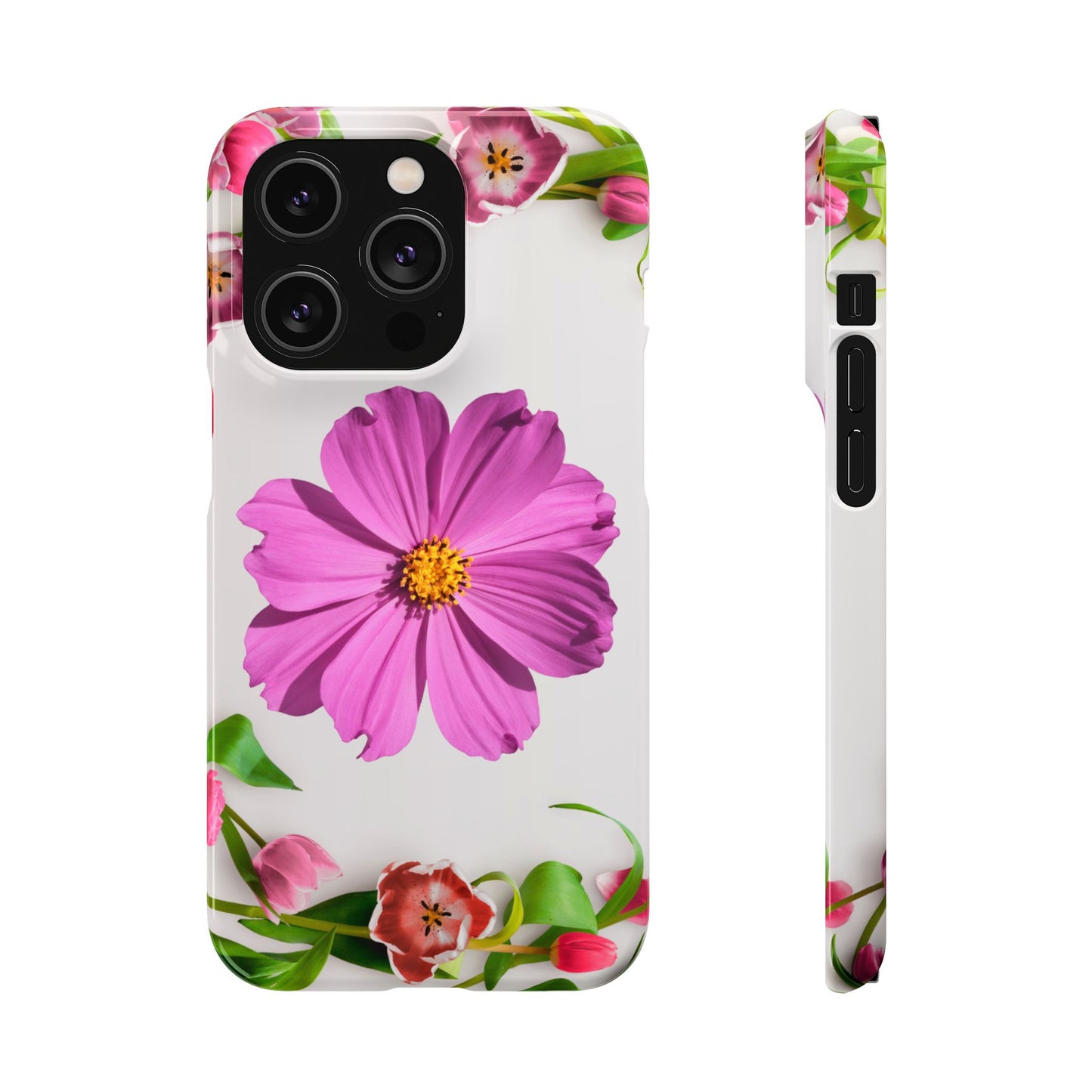 Snap Case- Elegant Flower Design