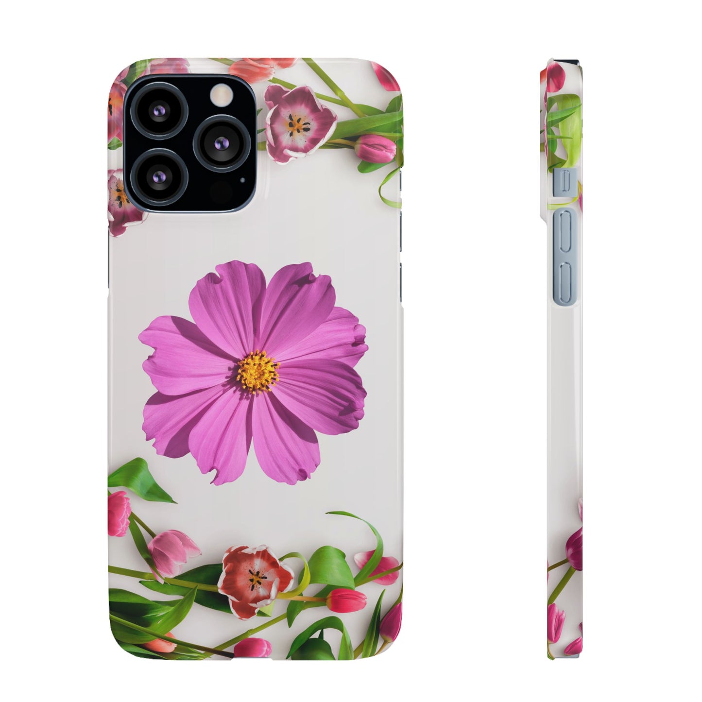 Snap Case- Elegant Flower Design