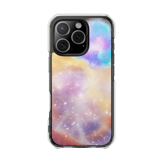 Magnetic Clear Phone Case - Cosmic Colors