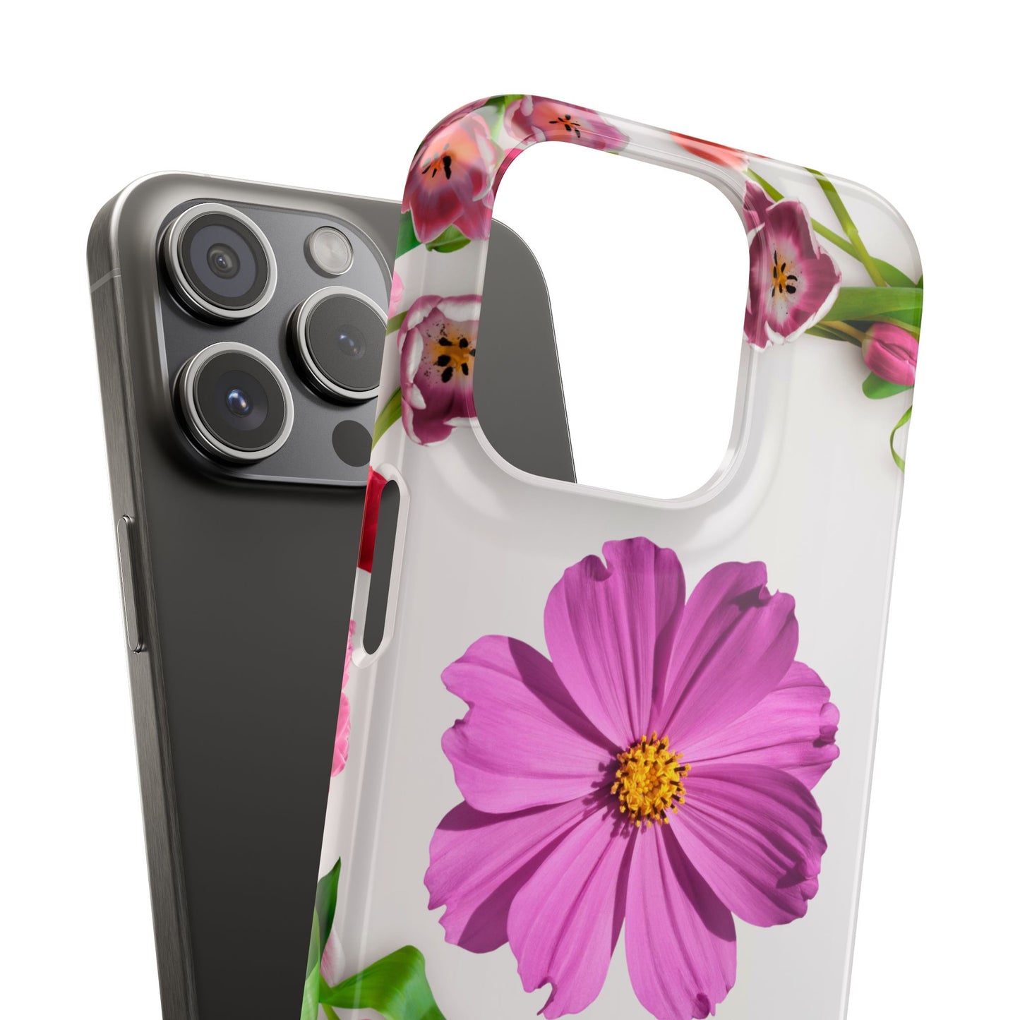 Snap Case- Elegant Flower Design